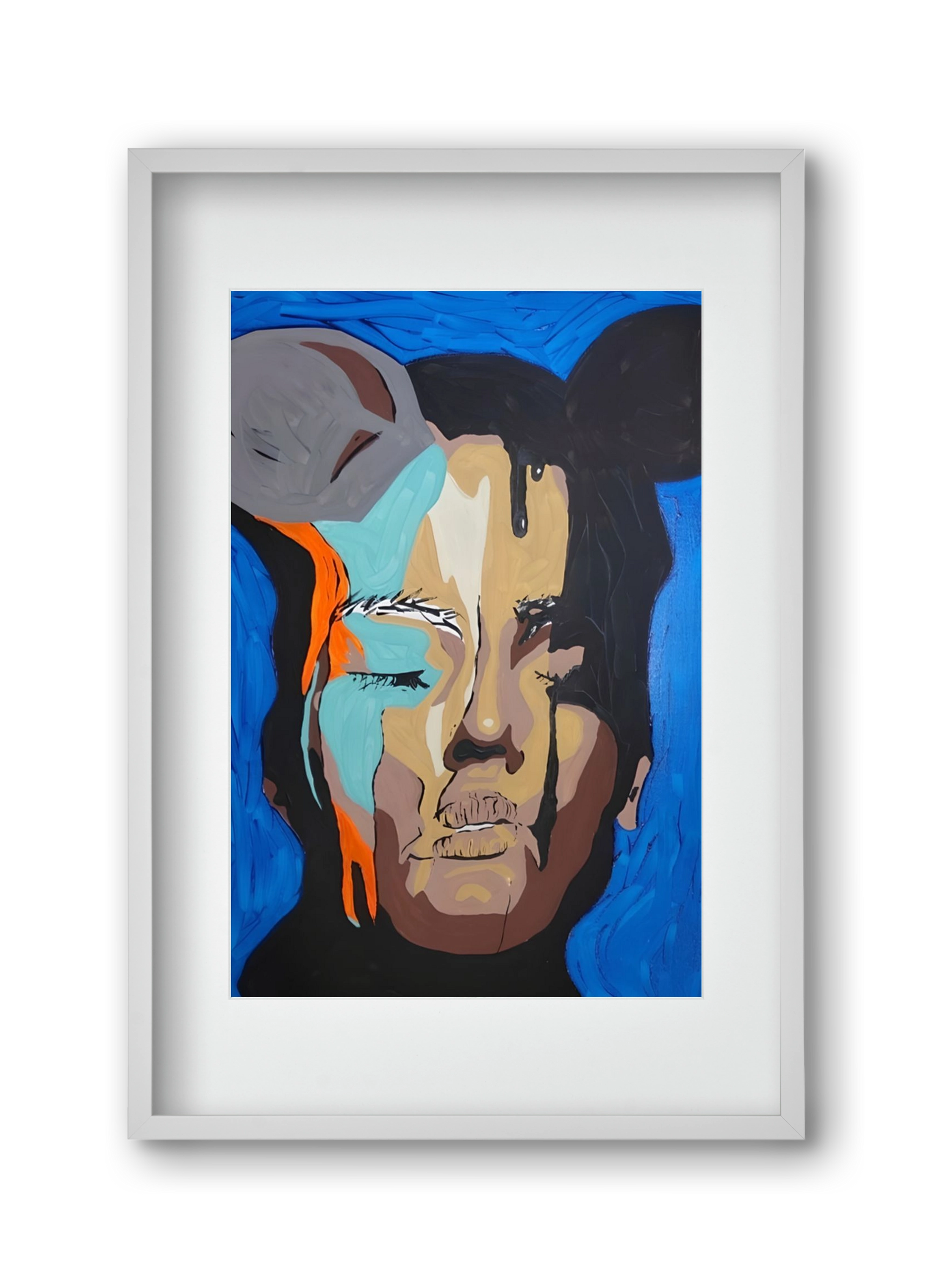  Missy, 30x45 cm (20x30 cm), Fehér keret, paszpartuval