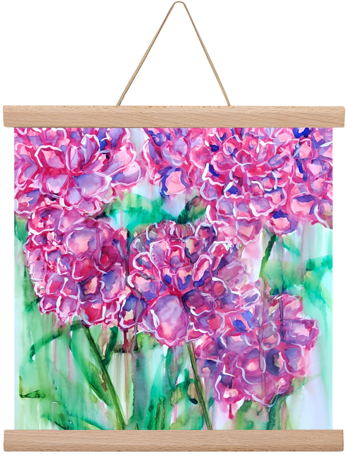 Flower Bloosom, 30x30 cm (30x30 cm), Tölgy akasztó