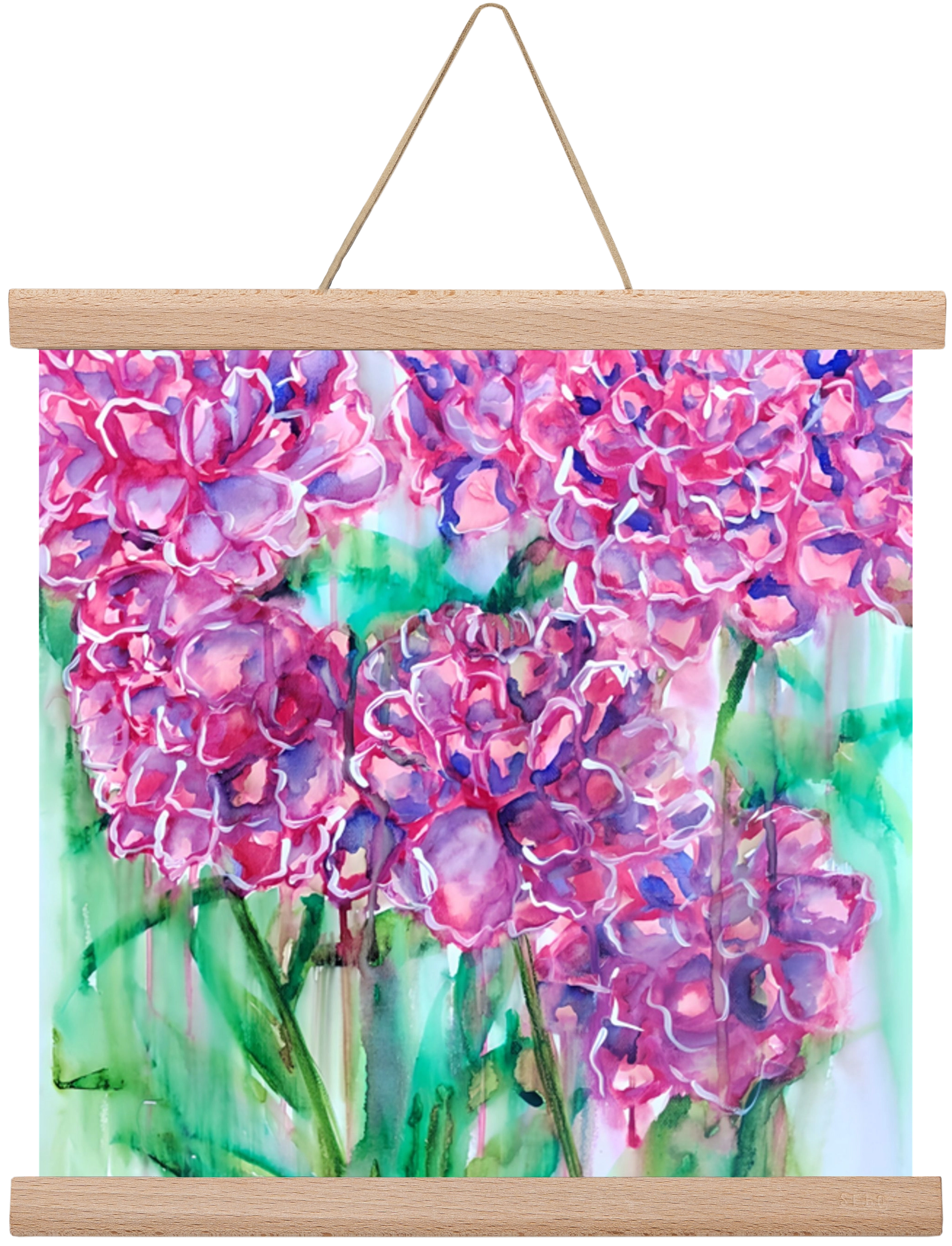Flower Bloosom, 30x30 cm (30x30 cm), Tölgy akasztó