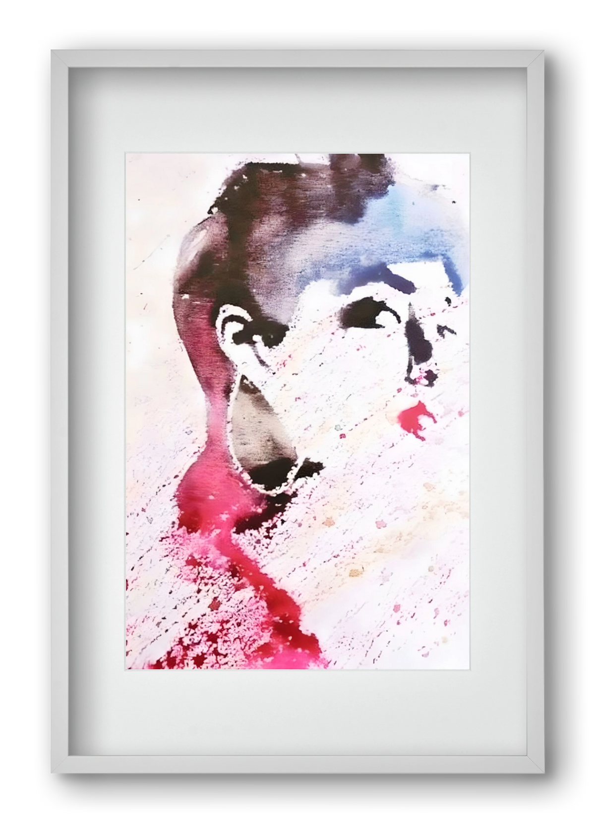 Melody, 40x60 cm (30x45 cm), Fehér keret, paszpartuval