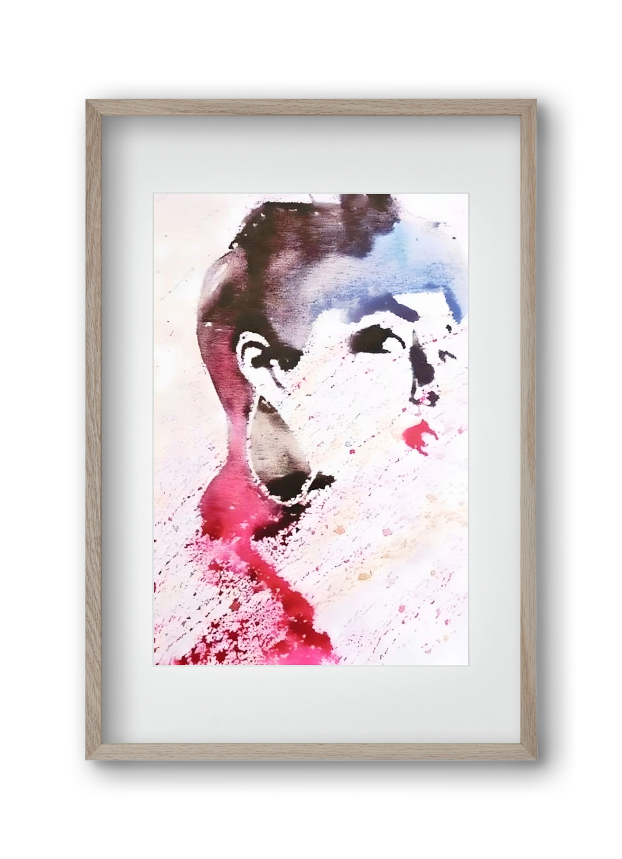 Melody, 30x45 cm (20x30 cm), Tölgy keret, paszpartuval
