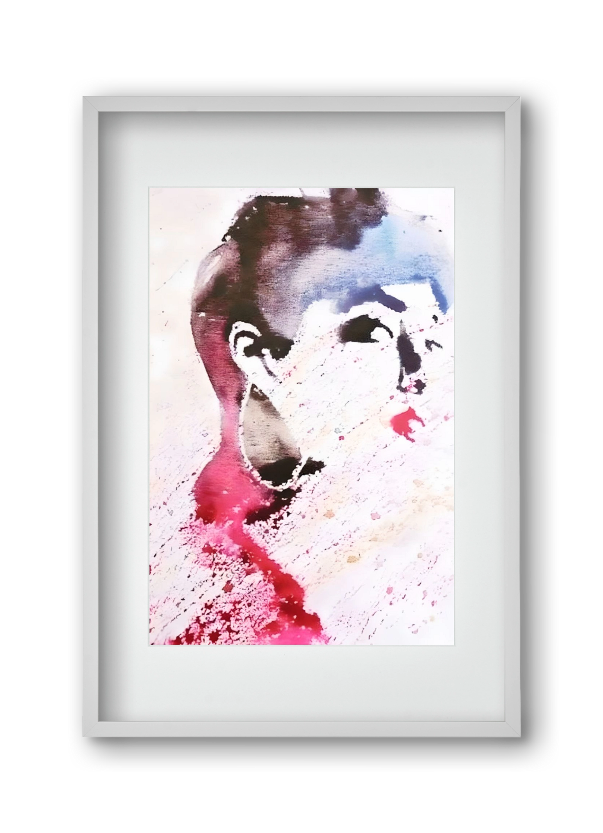 Melody, 30x45 cm (20x30 cm), Fehér keret, paszpartuval