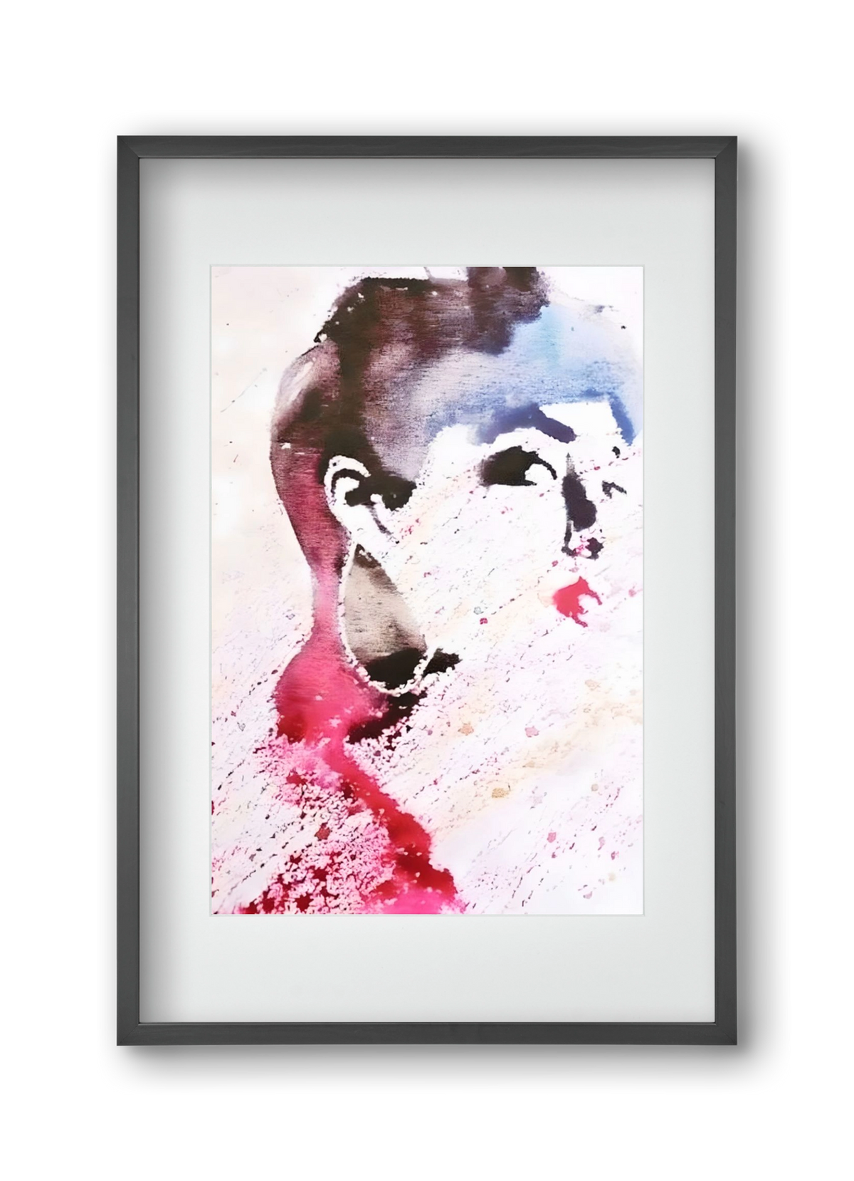 Melody, 30x45 cm (20x30 cm), Fekete keret, paszpartuval
