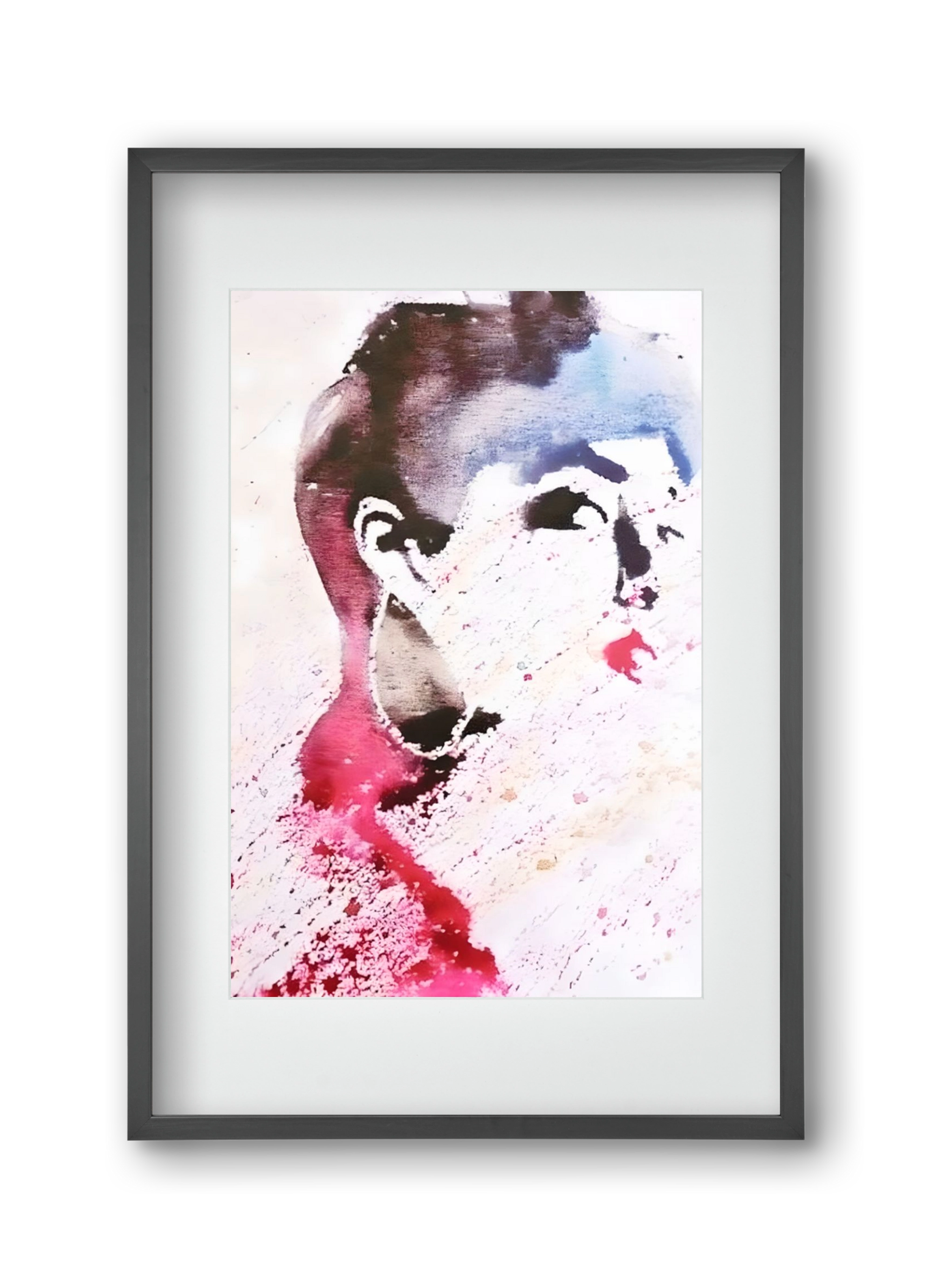 Melody, 30x45 cm (20x30 cm), Fekete keret, paszpartuval