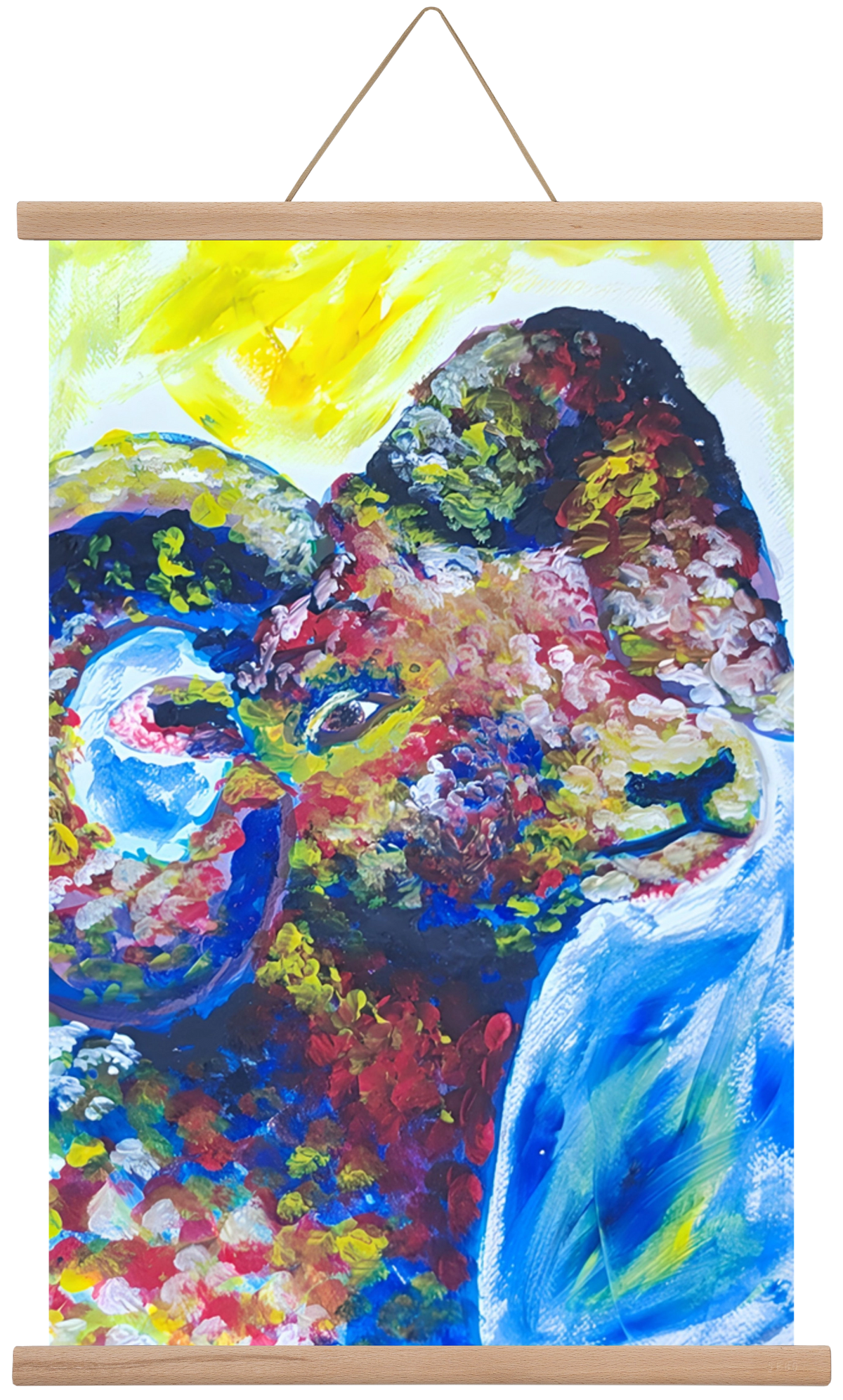 The Goat, 40x60 cm (40x60 cm), Tölgy akasztó