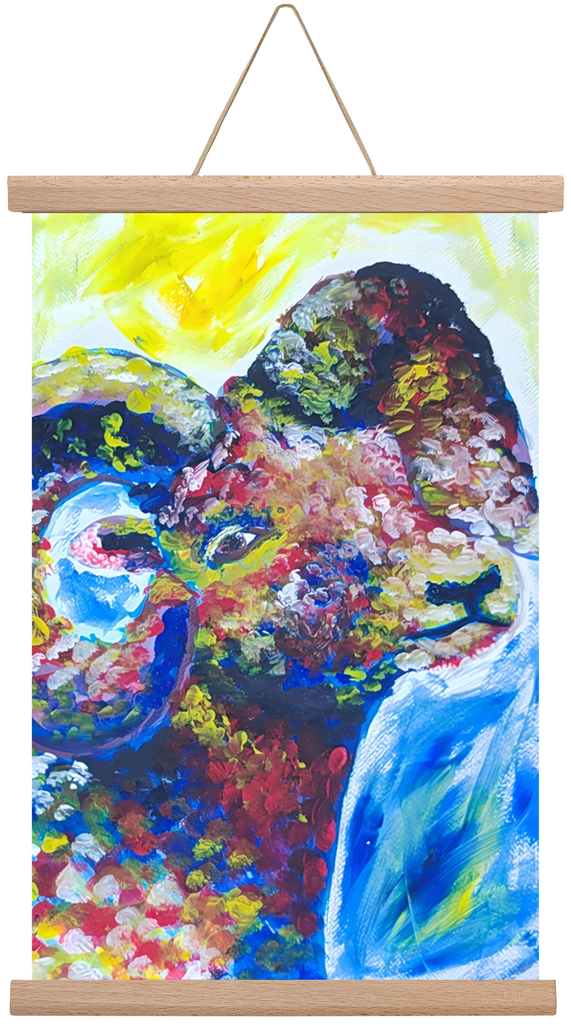 The Goat, 30x45 cm (30x45 cm), Tölgy akasztó