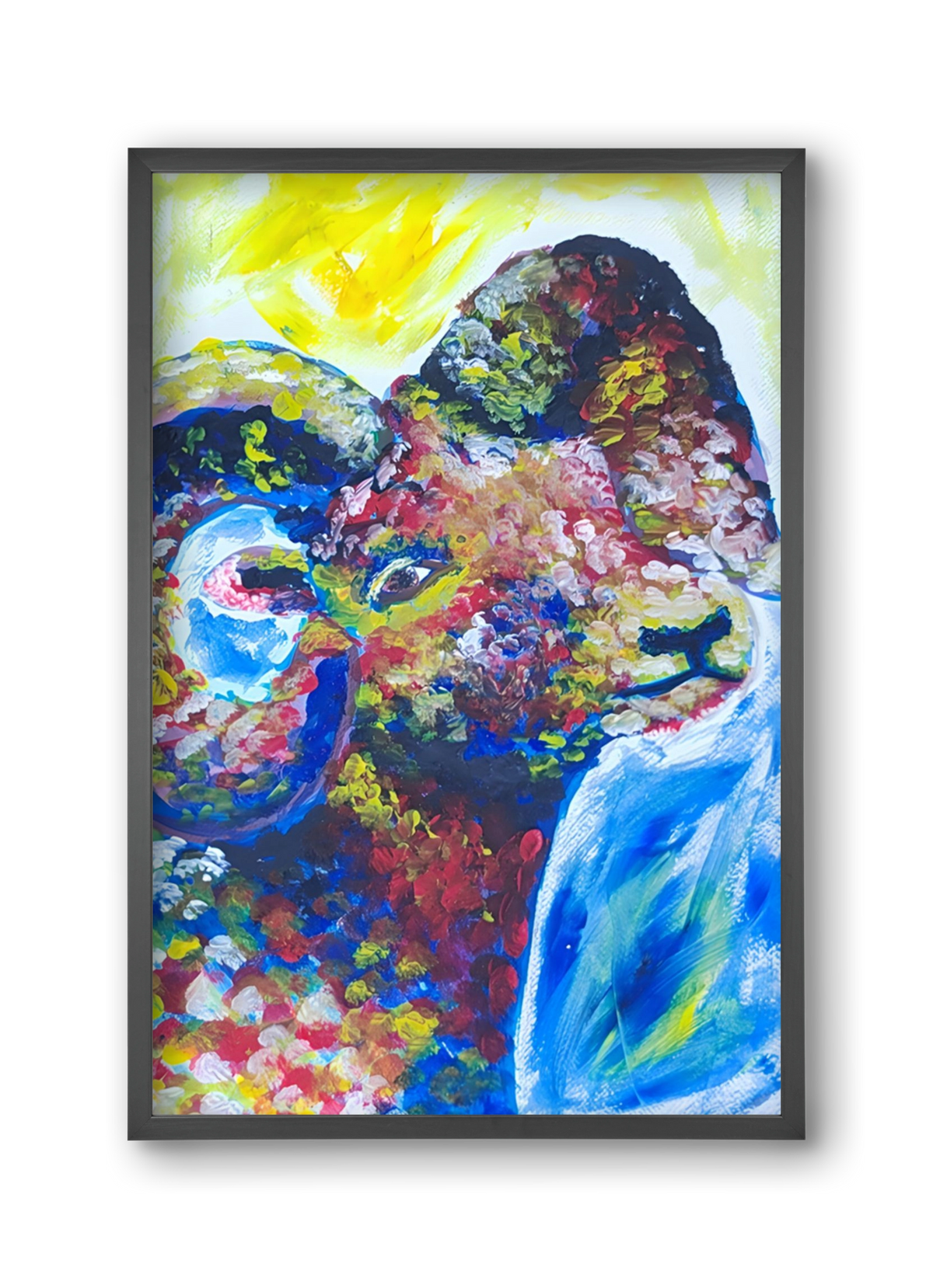 The Goat, 30x45 cm (30x45 cm), Fekete keret