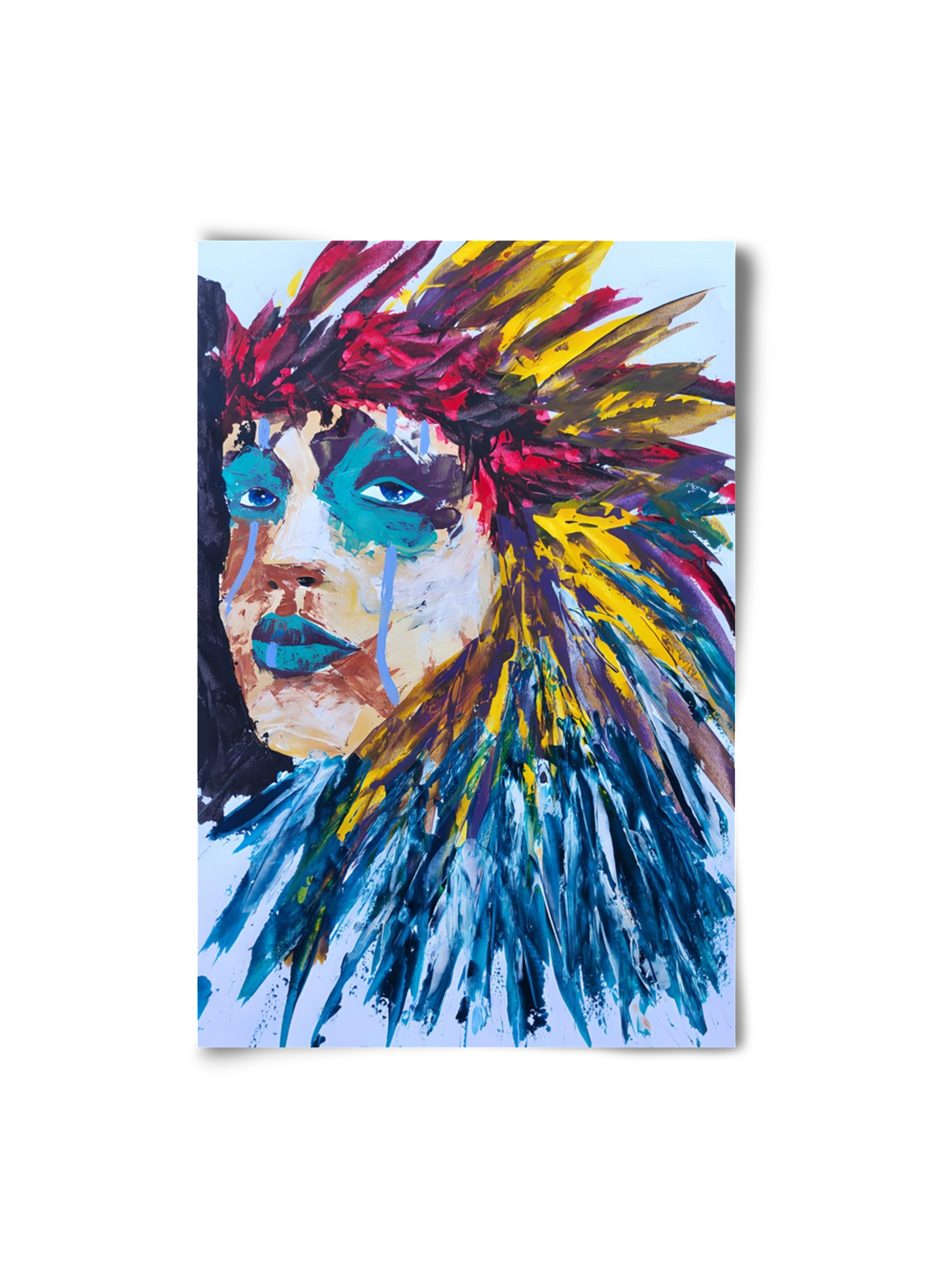 Indian Girl, 20x30 cm, Keret nélkül