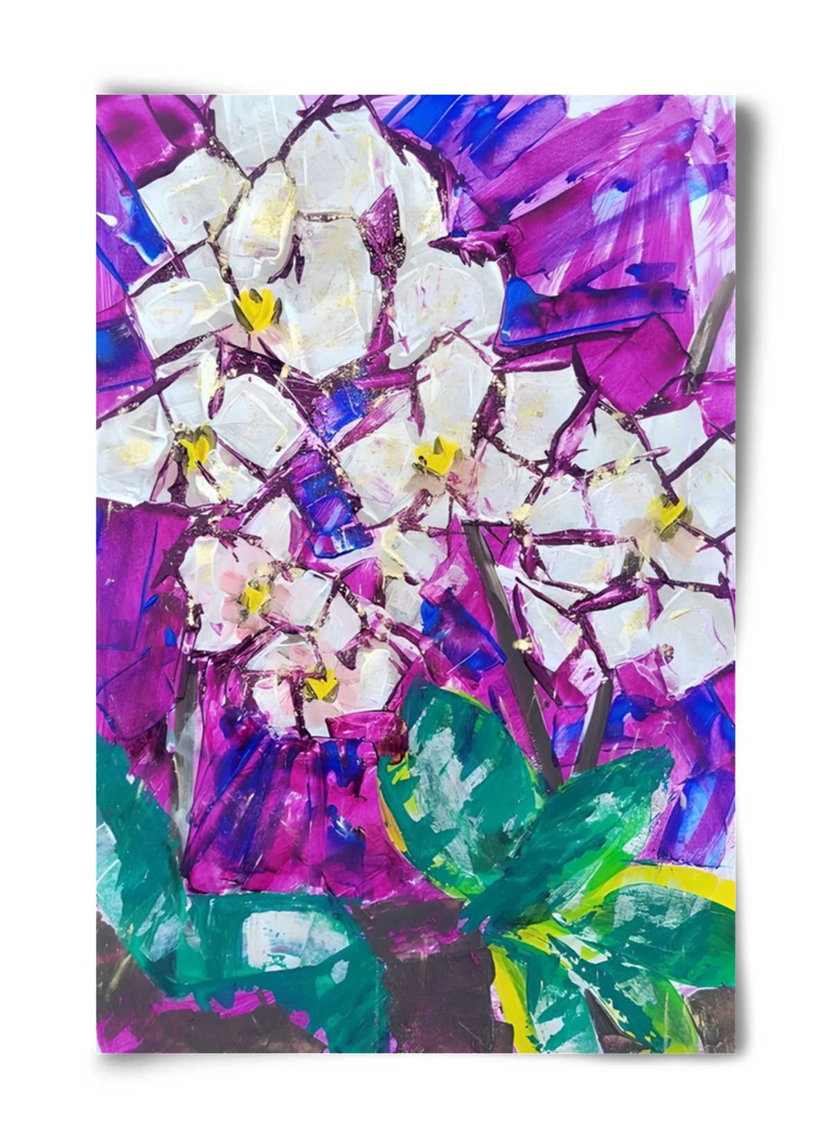 Orchidea, 40x60 cm, Keret nélkül