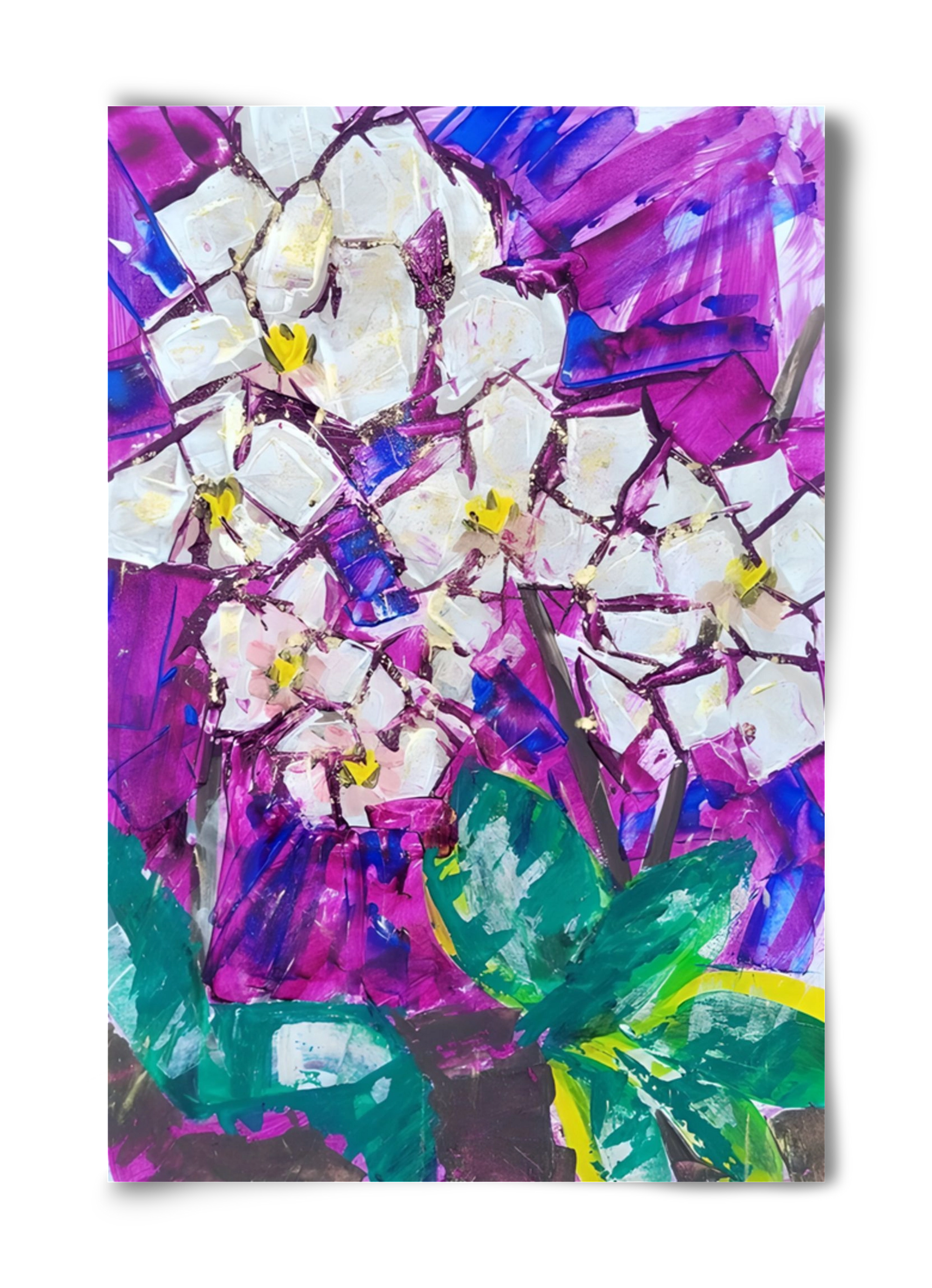 Orchidea, 40x60 cm, Keret nélkül
