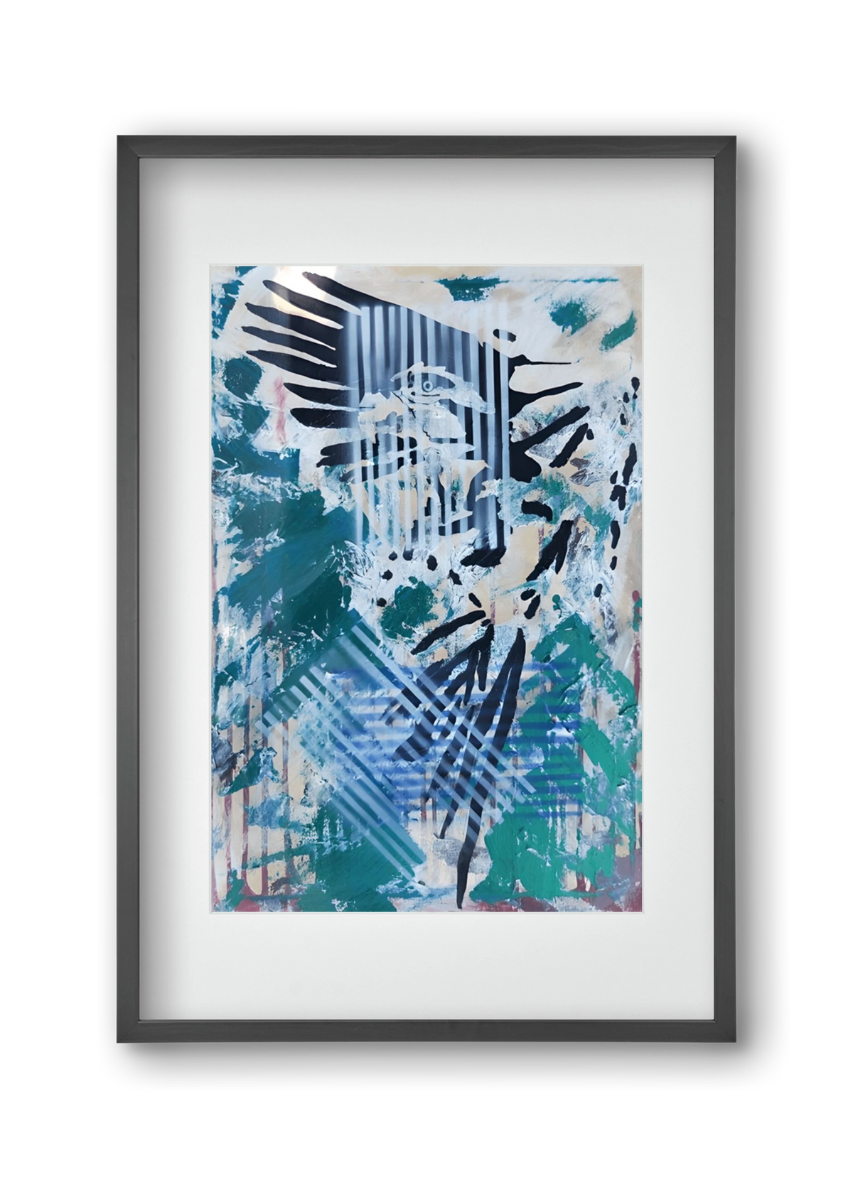 Wild Animal, 30x45 cm (20x30 cm), Fekete keret, paszpartuval