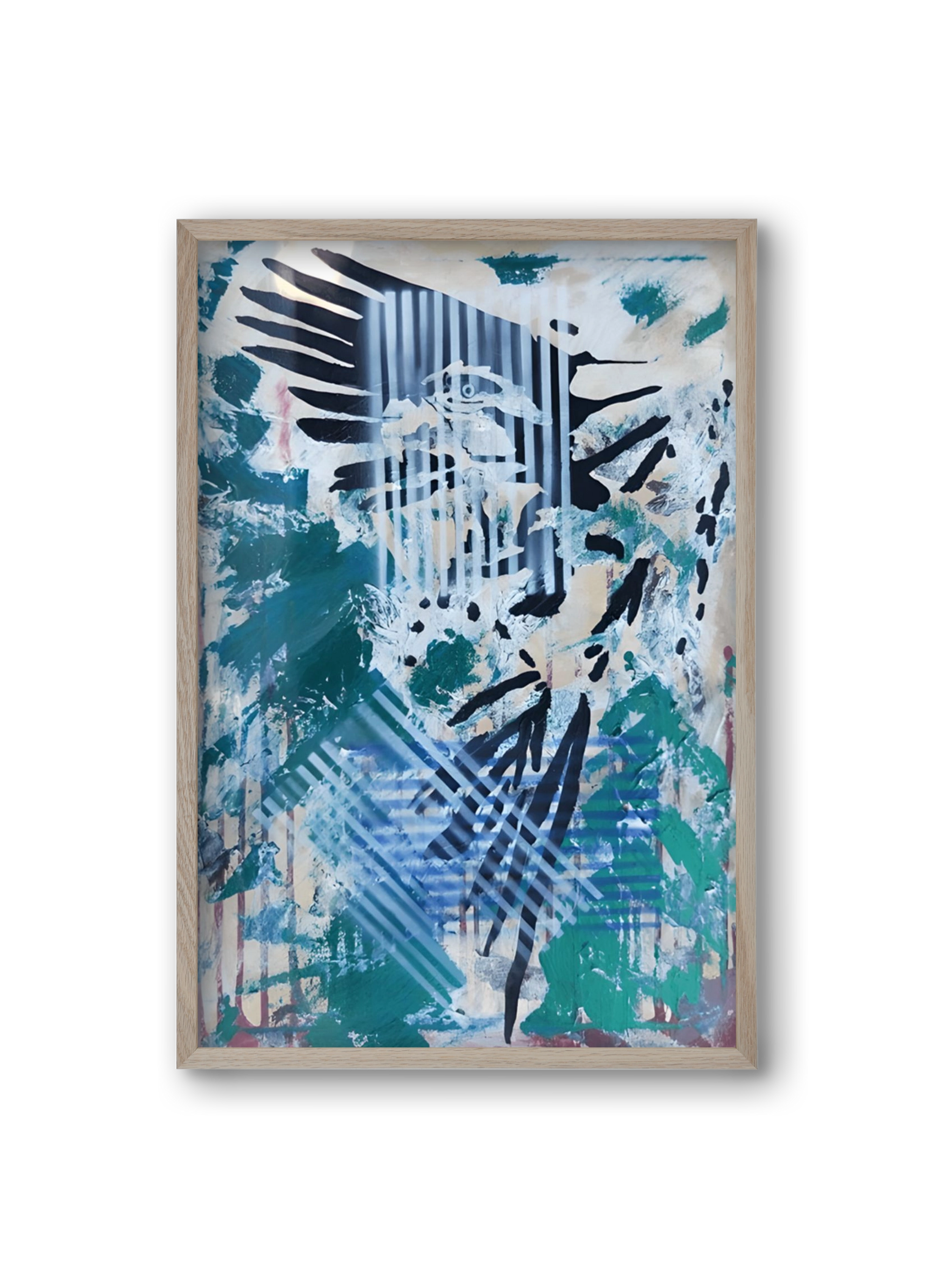 Wild Animal, 20x30 cm (20x30 cm), Tölgy keret
