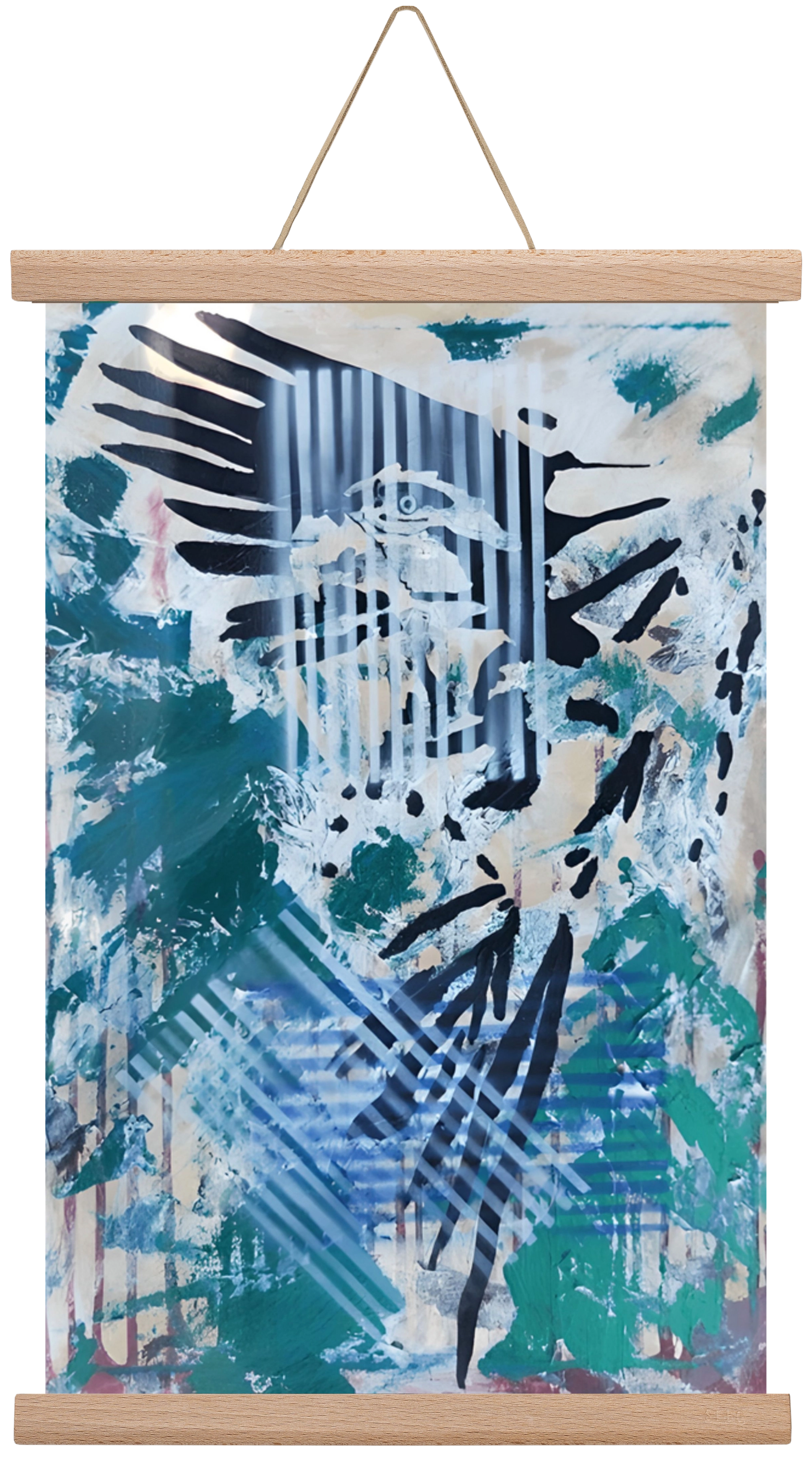 Wild Animal, 30x45 cm (30x45 cm), Tölgy akasztó