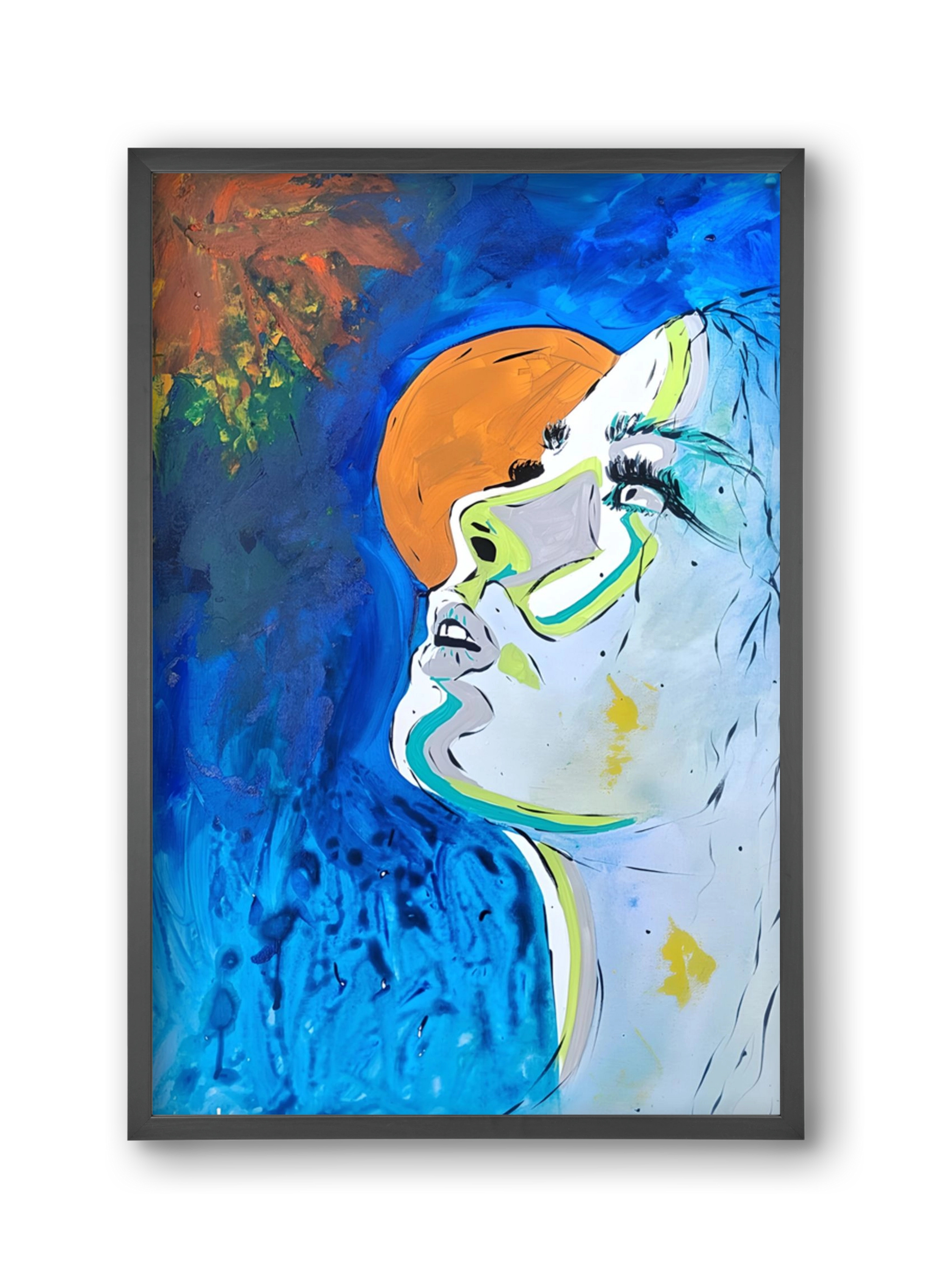 Moon Light, 30x45 cm (30x45 cm), Fekete keret