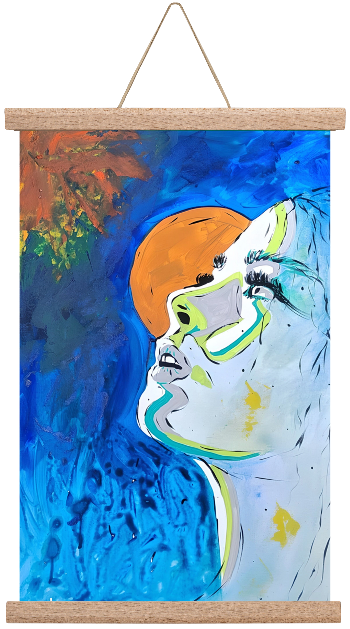Moon Light, 30x45 cm (30x45 cm), Tölgy akasztó