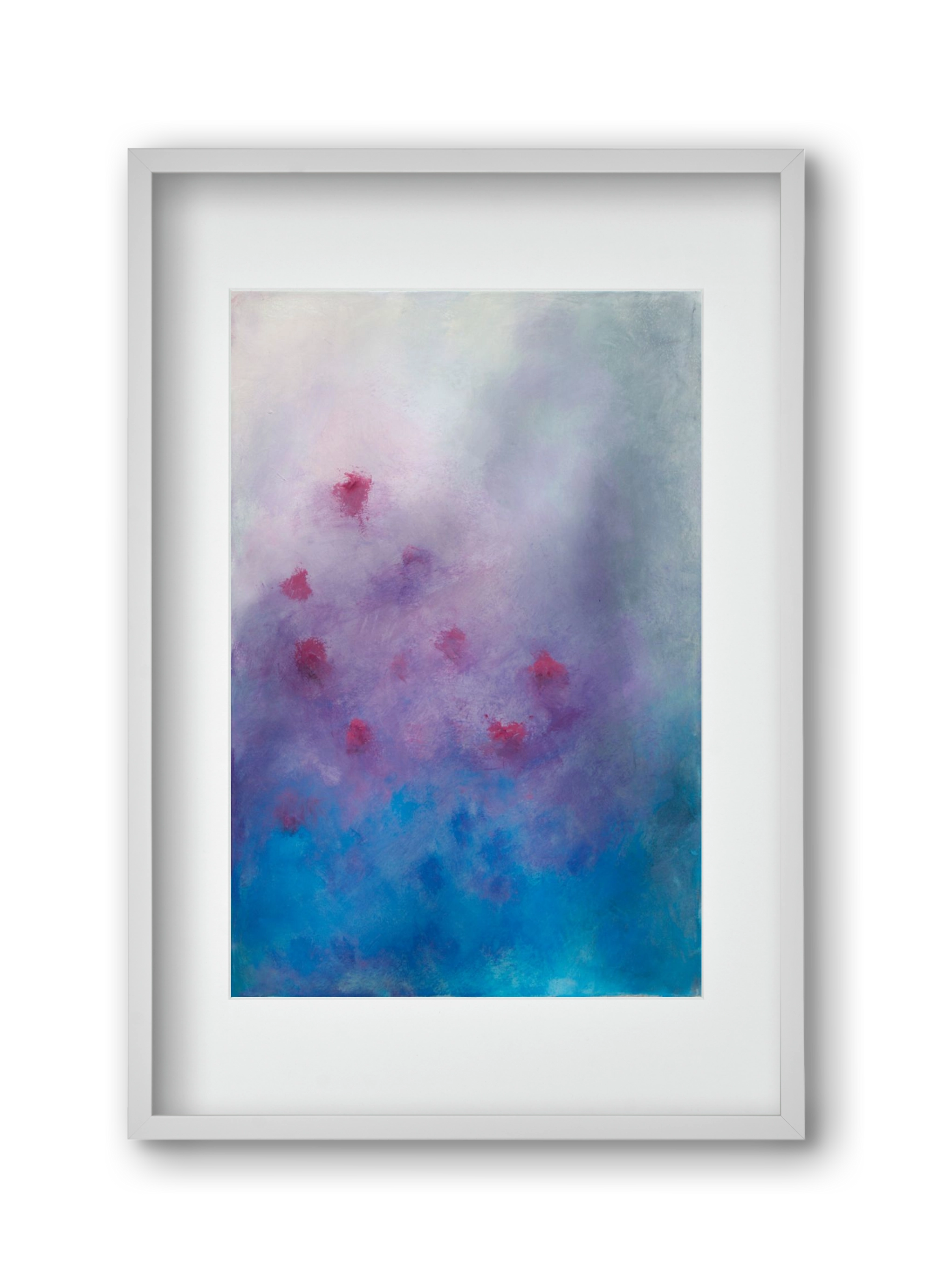 lebben, 30x45 cm (20x30 cm), Fehér keret, paszpartuval