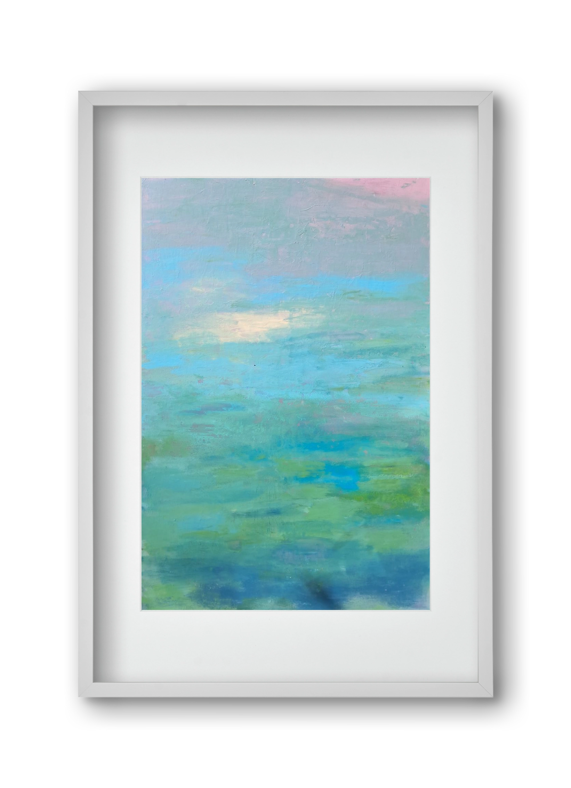 scirocco , 30x45 cm (20x30 cm), Fehér keret, paszpartuval