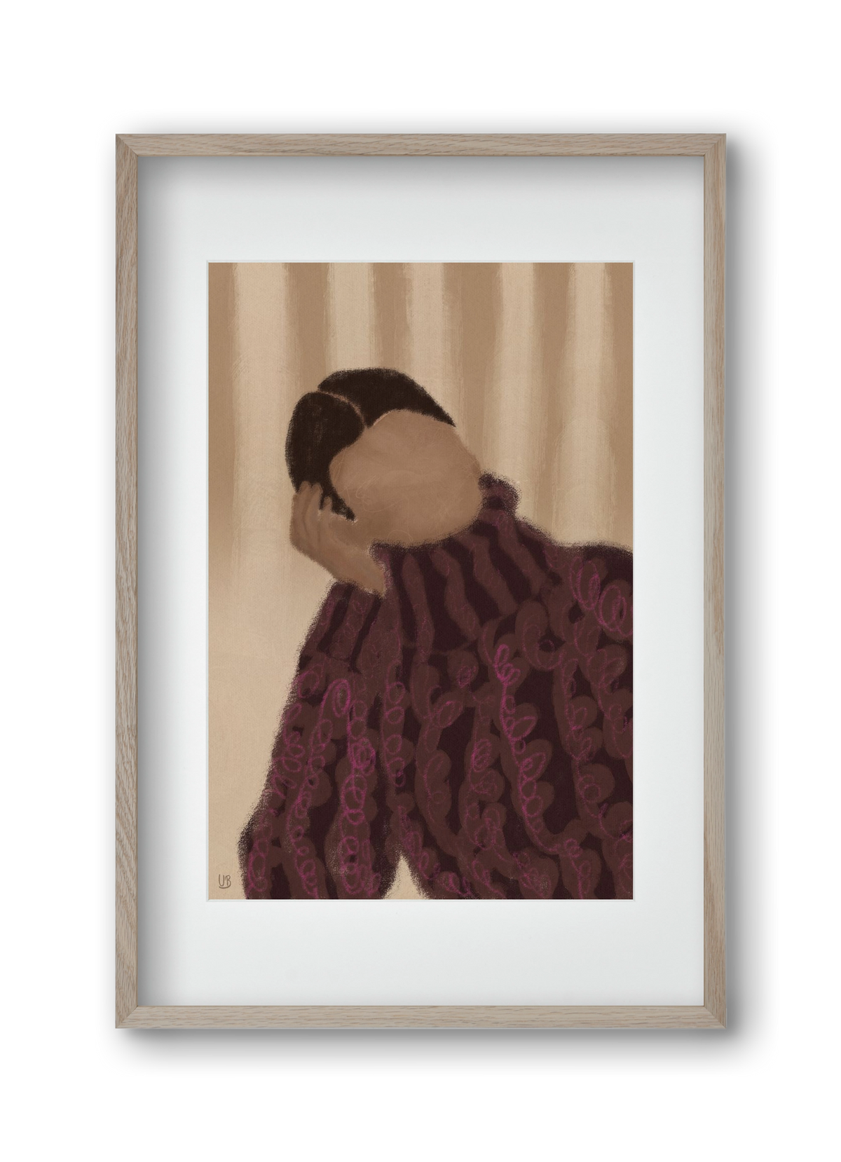 Daydream, 30x45 cm (20x30 cm), Tölgy keret, paszpartuval