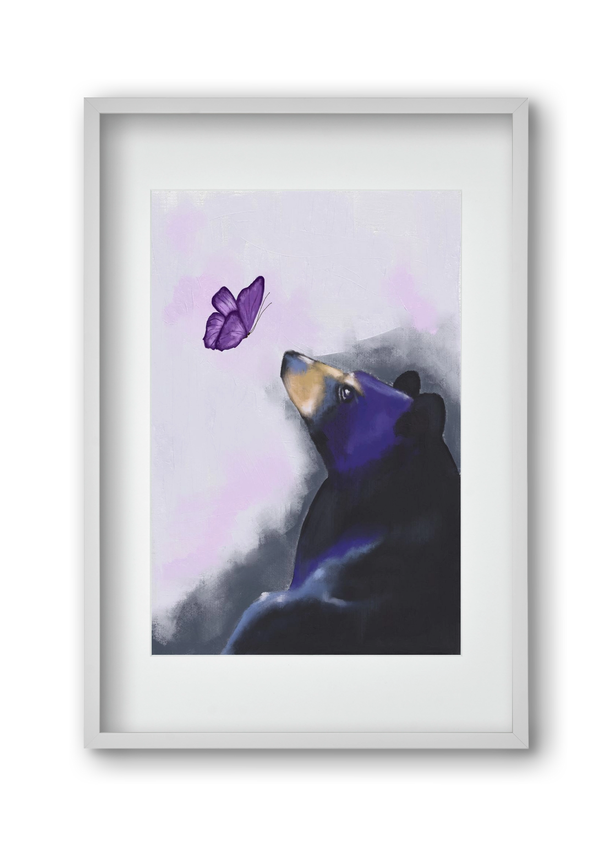 Whisper of Wonder, 30x45 cm (20x30 cm), Fehér keret, paszpartuval