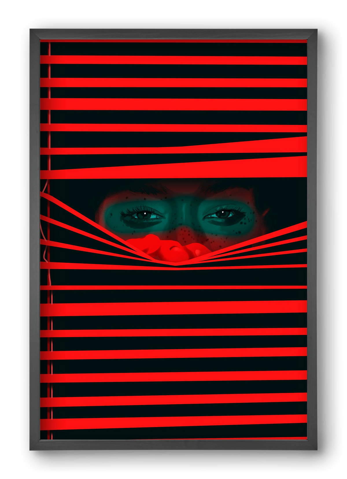 Late guest, 40x60 cm (40x60 cm), Fekete keret