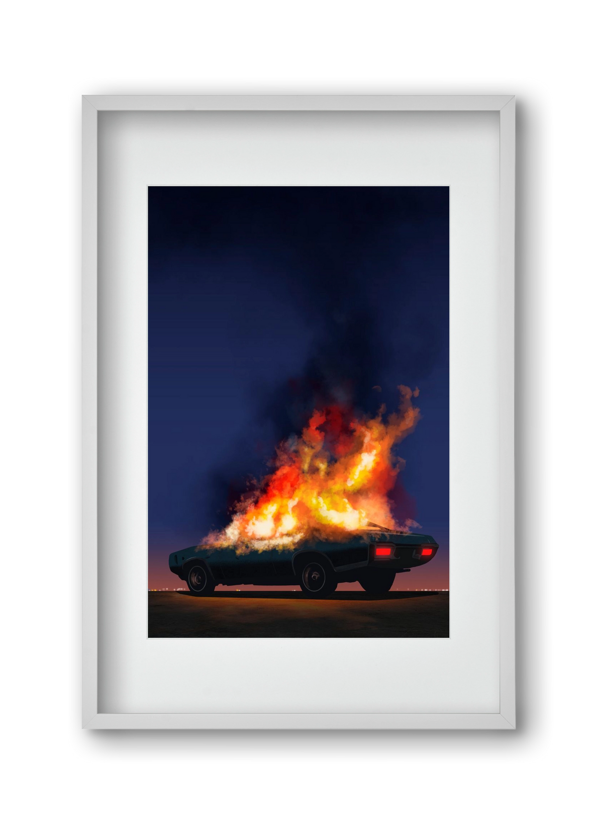 I disappear, 30x45 cm (20x30 cm), Fehér keret, paszpartuval