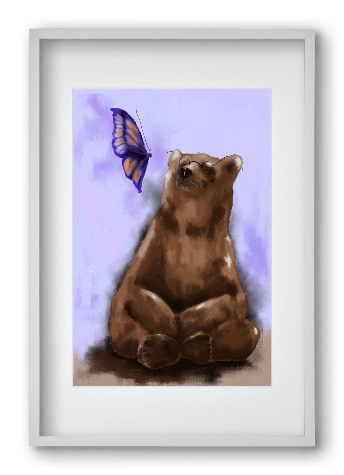 Echo of Serenity, 40x60 cm (30x45 cm), Fehér keret, paszpartuval