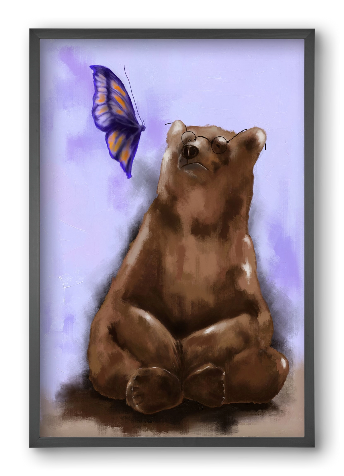 Echo of Serenity, 40x60 cm (40x60 cm), Fekete keret