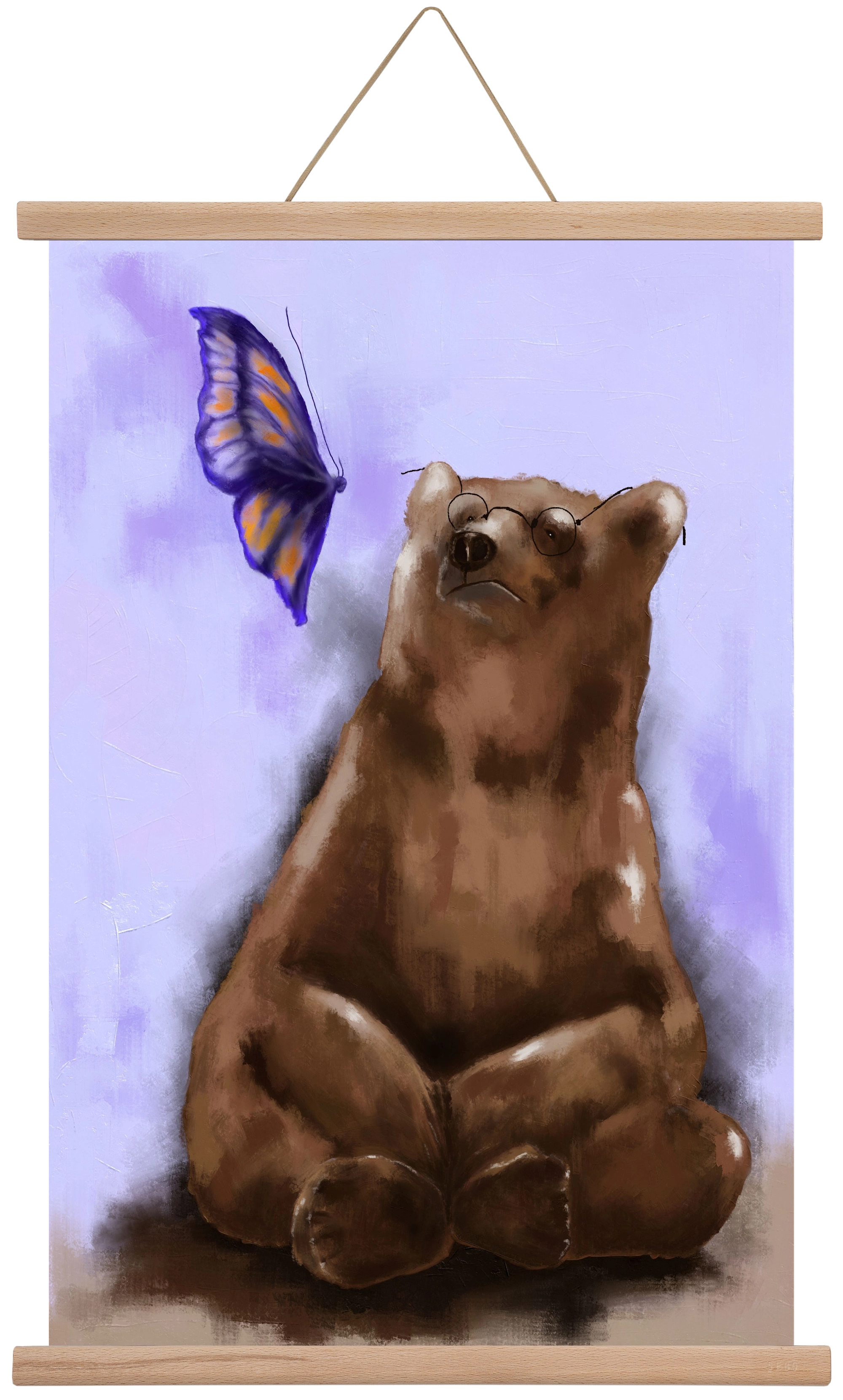 Echo of Serenity, 40x60 cm (40x60 cm), Tölgy akasztó