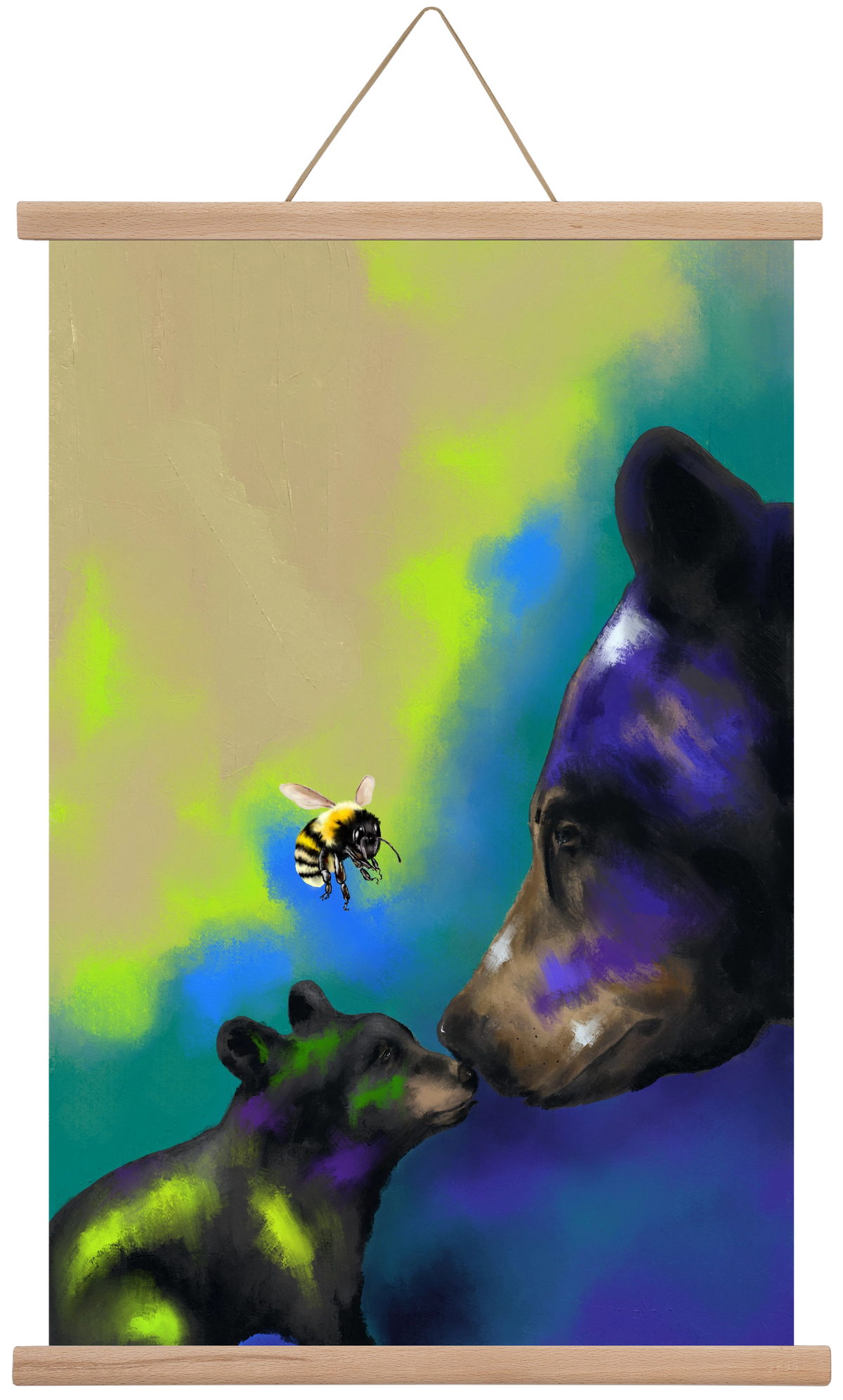 Whisper of Light, 40x60 cm (40x60 cm), Tölgy akasztó