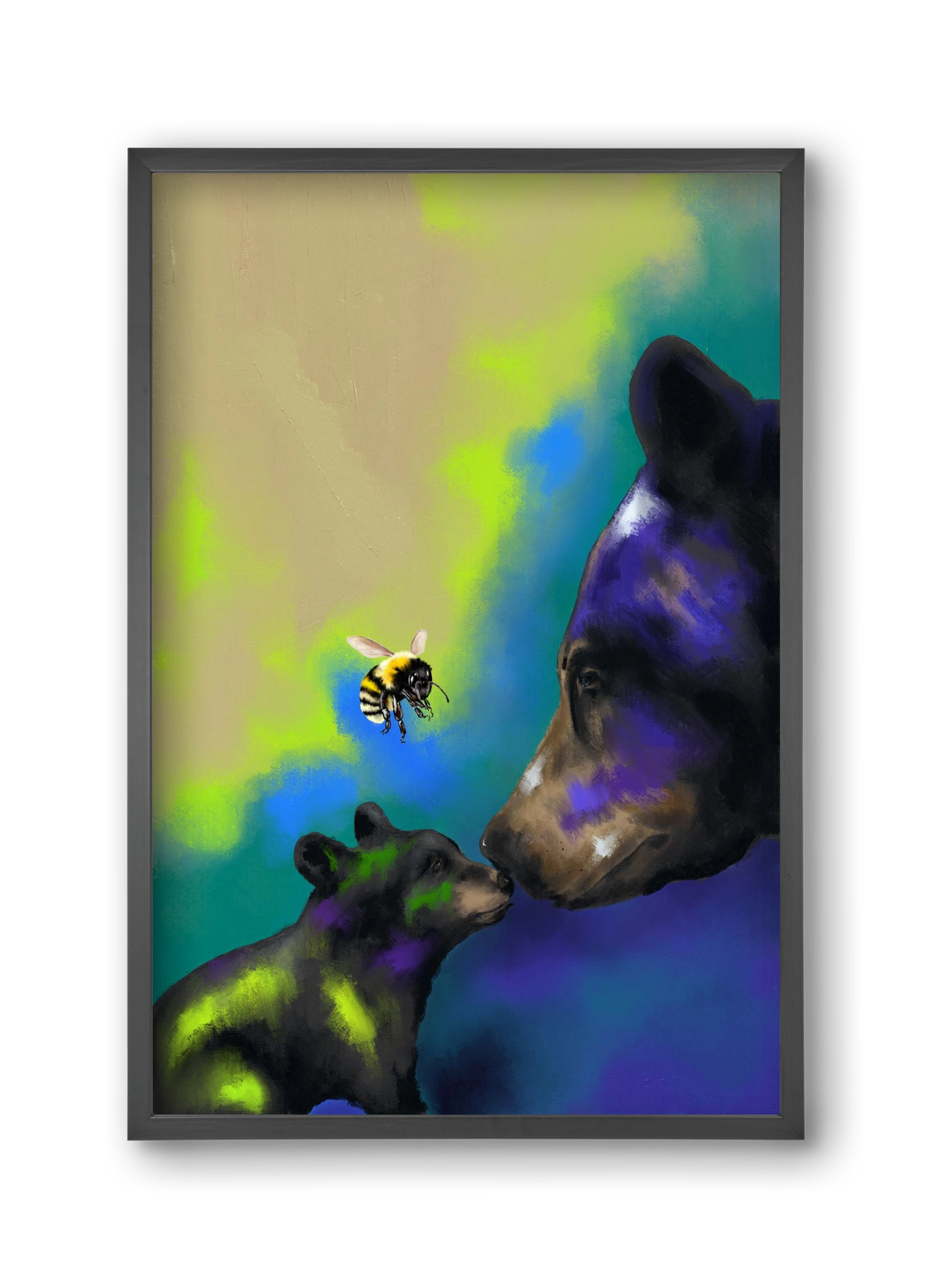 Whisper of Light, 30x45 cm (30x45 cm), Fekete keret