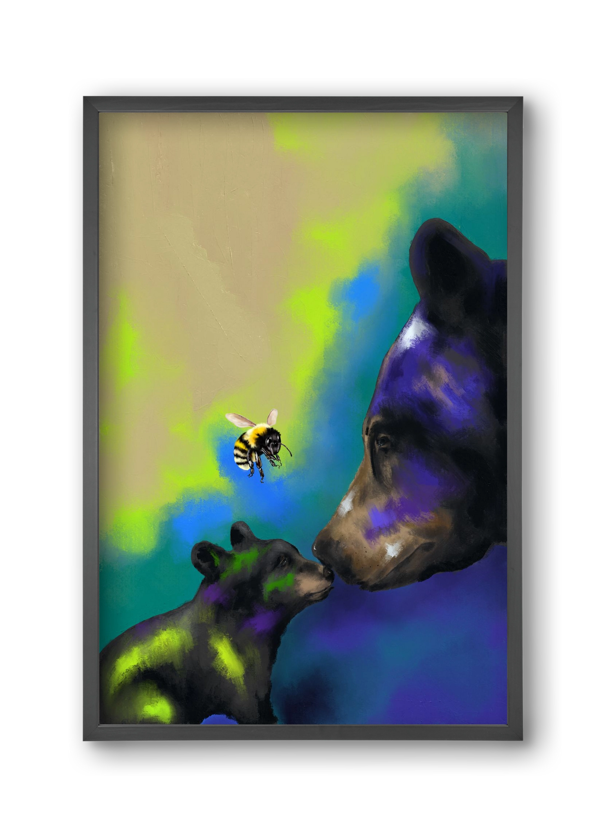 Whisper of Light, 30x45 cm (30x45 cm), Fekete keret