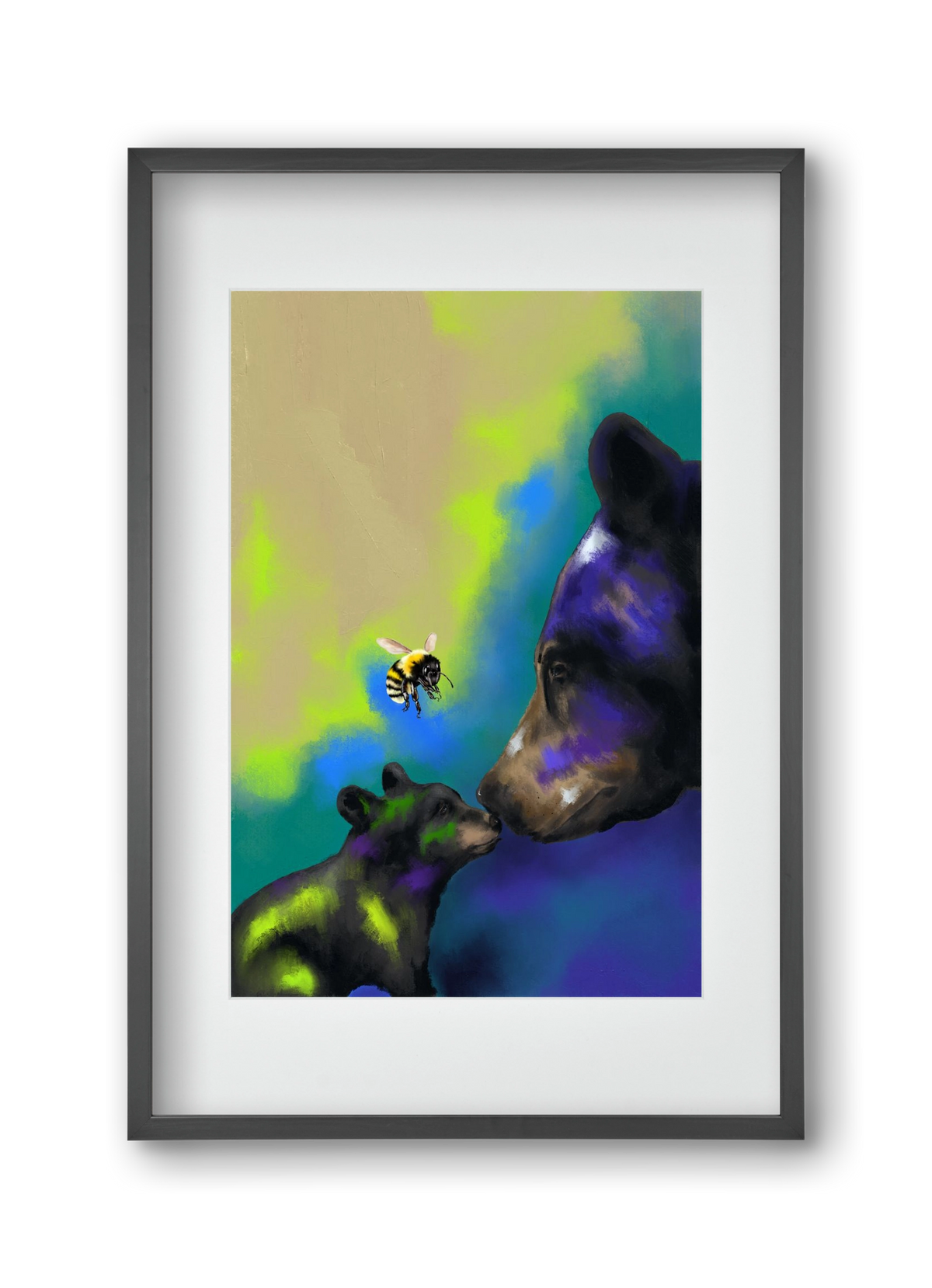 Whisper of Light, 30x45 cm (20x30 cm), Fekete keret, paszpartuval