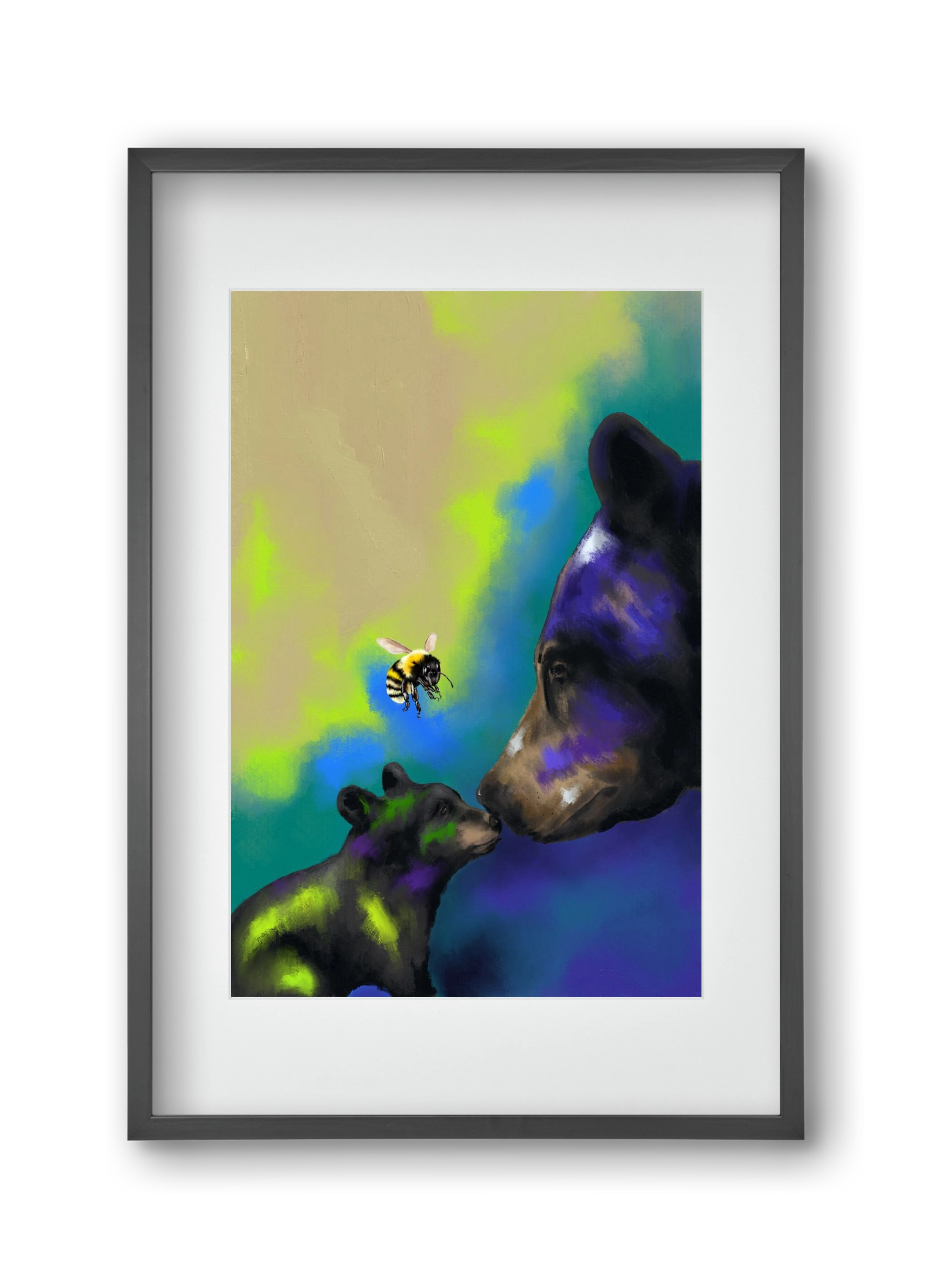 Whisper of Light, 30x45 cm (20x30 cm), Fekete keret, paszpartuval