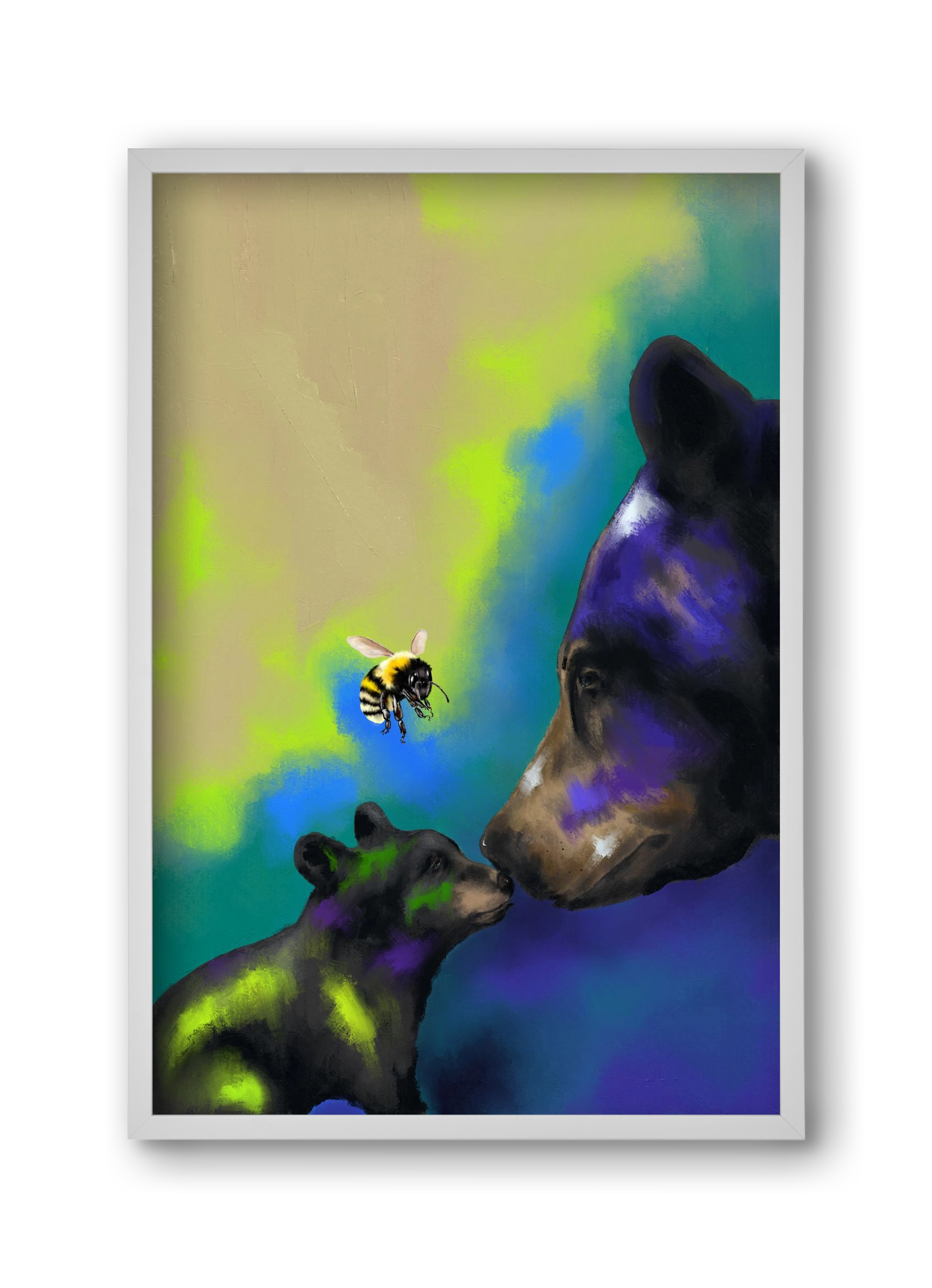 Whisper of Light, 30x45 cm (30x45 cm), Fehér keret