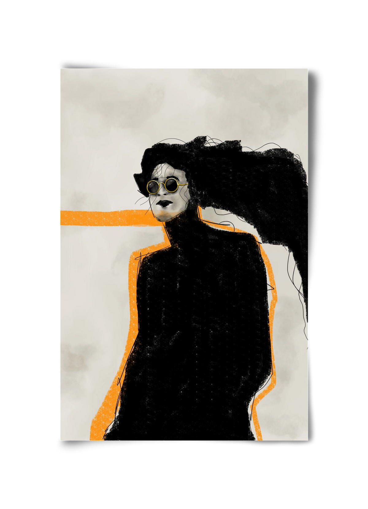 Shadows in Motion, 30x45 cm, Keret nélkül
