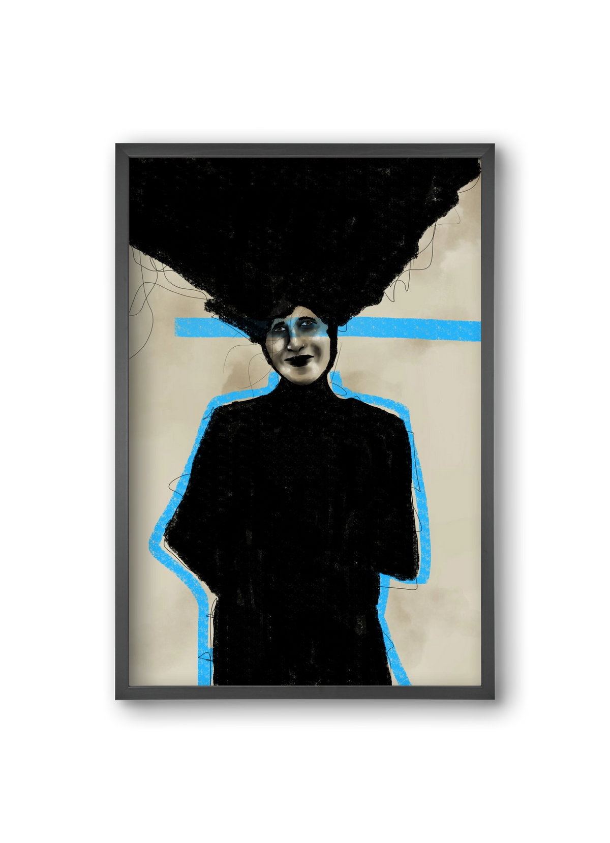 Modern Man, 20x30 cm (20x30 cm), Fekete keret