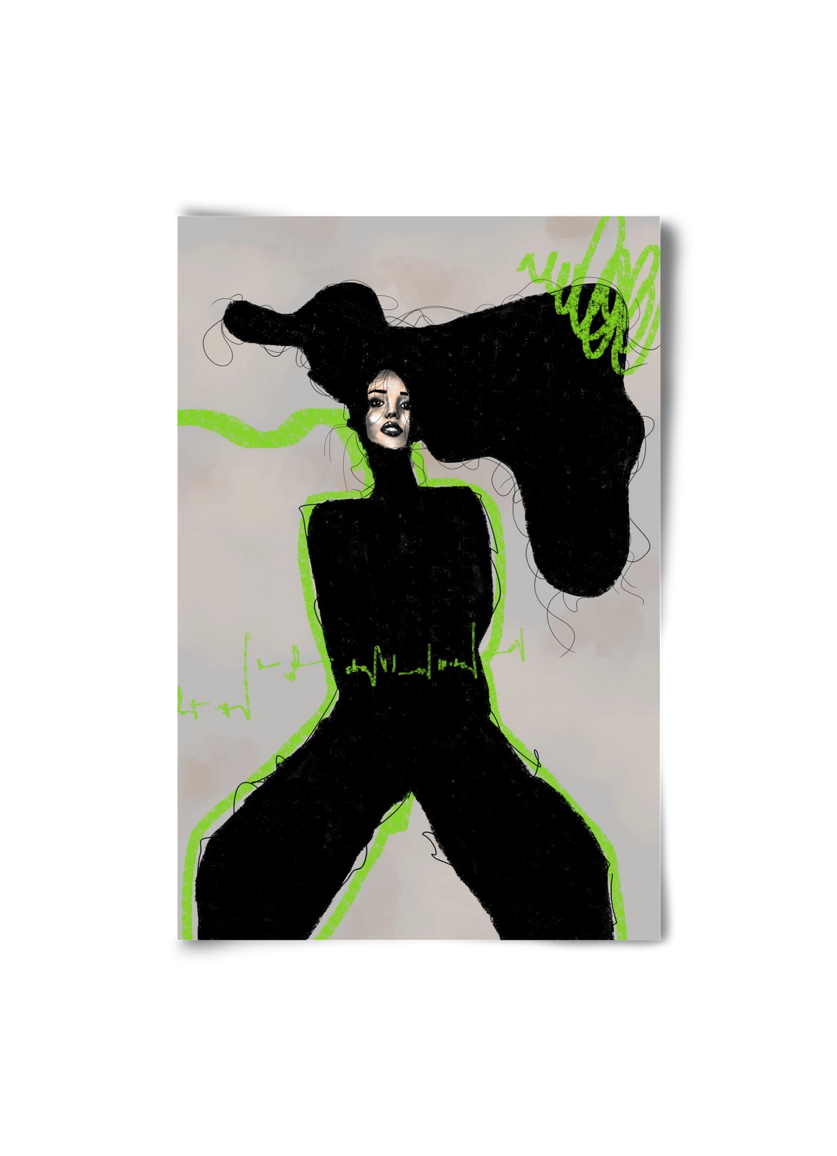 Electric Pulse, 20x30 cm, Keret nélkül