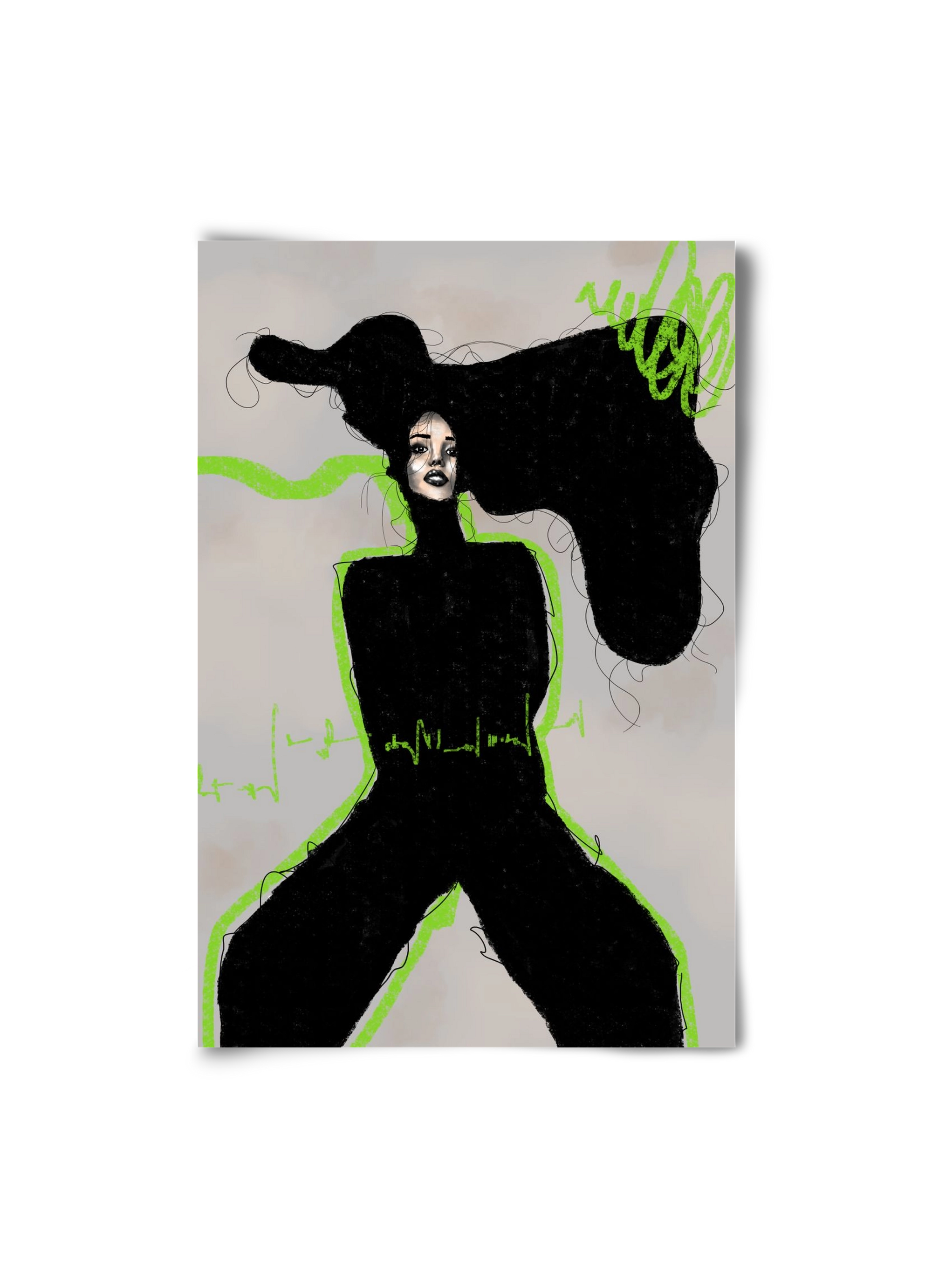 Electric Pulse, 20x30 cm, Keret nélkül