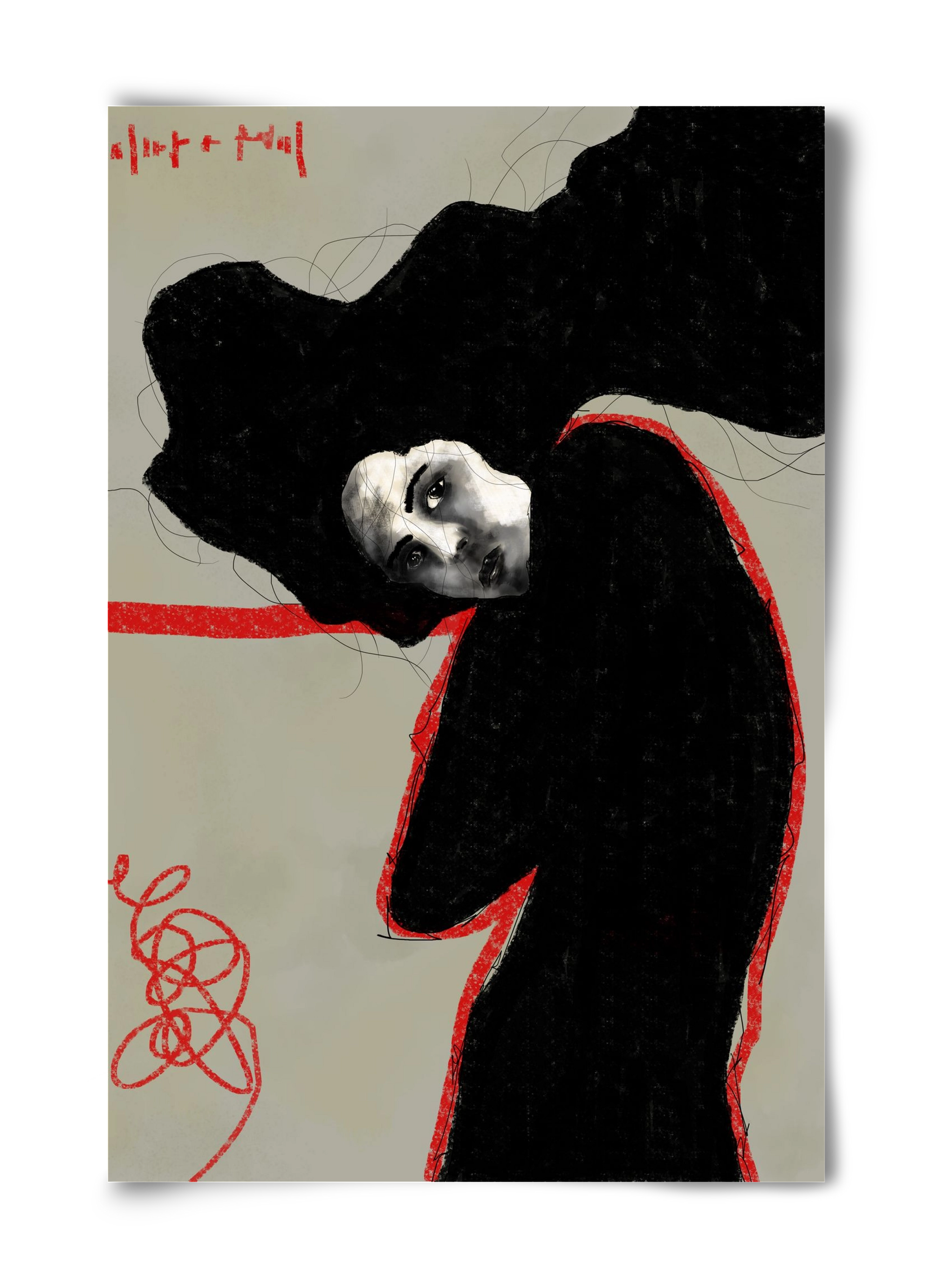 Wired Silence, 40x60 cm, Keret nélkül
