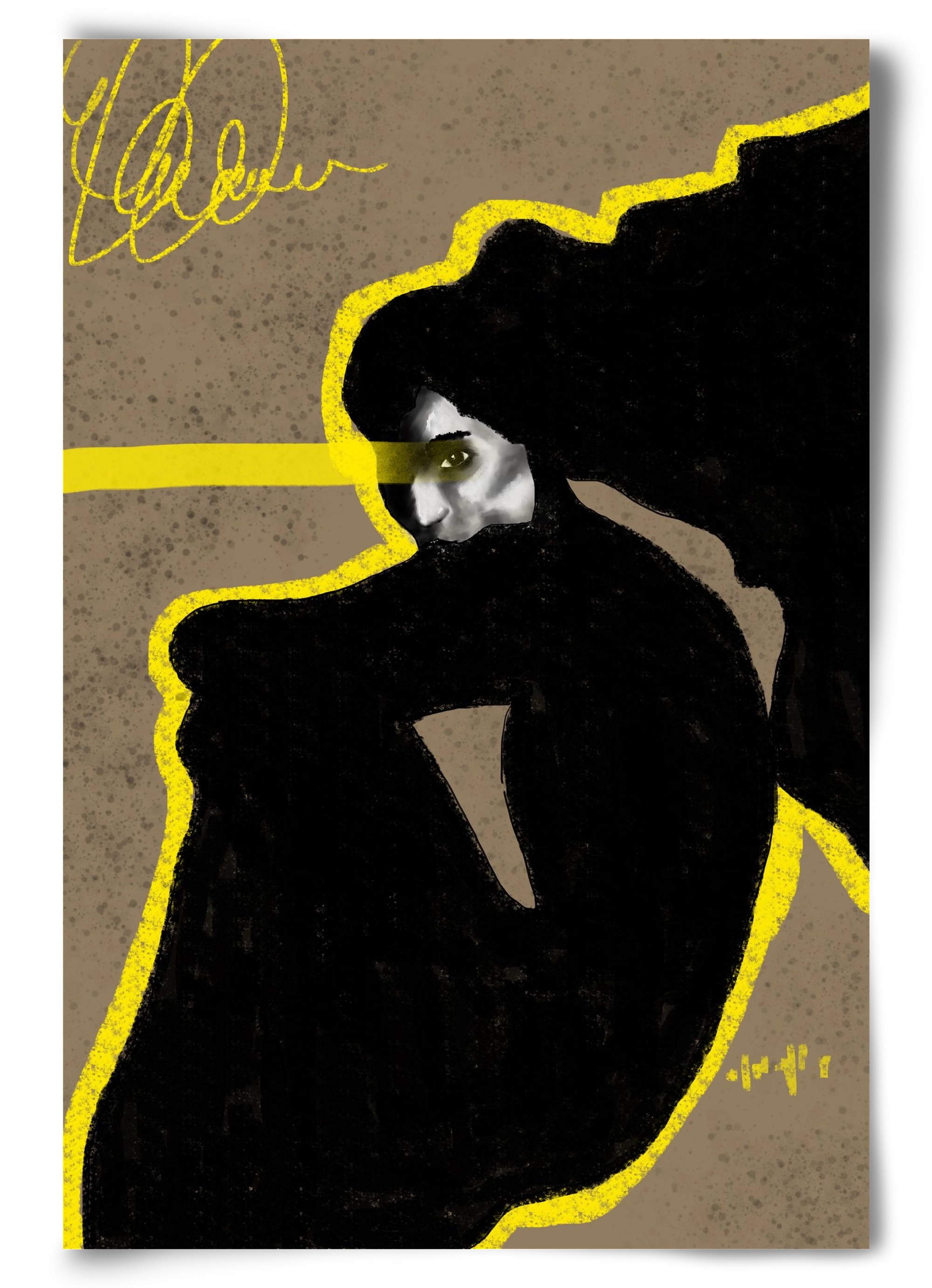 Shadow Whisper, 60x90 cm, Keret nélkül
