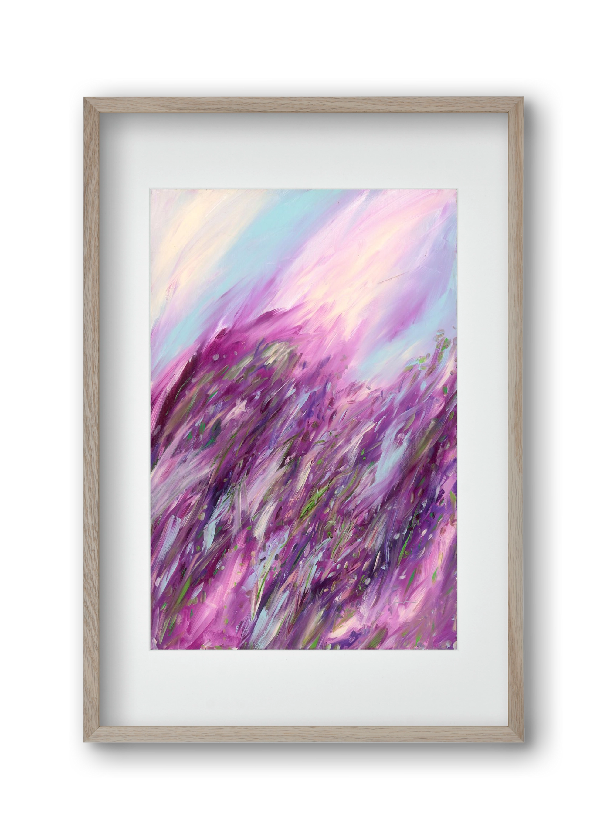Sodrás, 30x45 cm (20x30 cm), Tölgy keret, paszpartuval