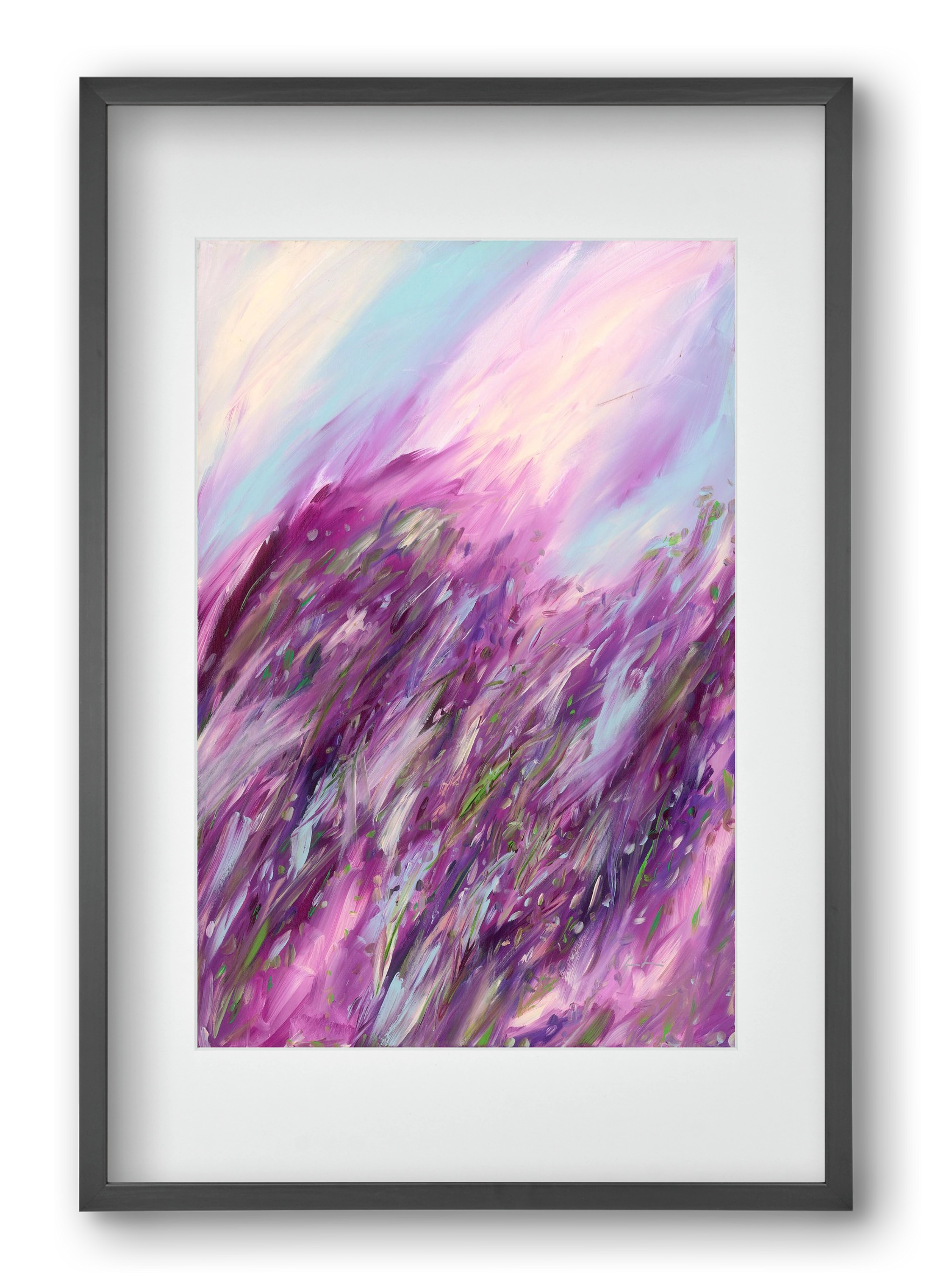 Sodrás, 40x60 cm (30x45 cm), Fekete keret, paszpartuval