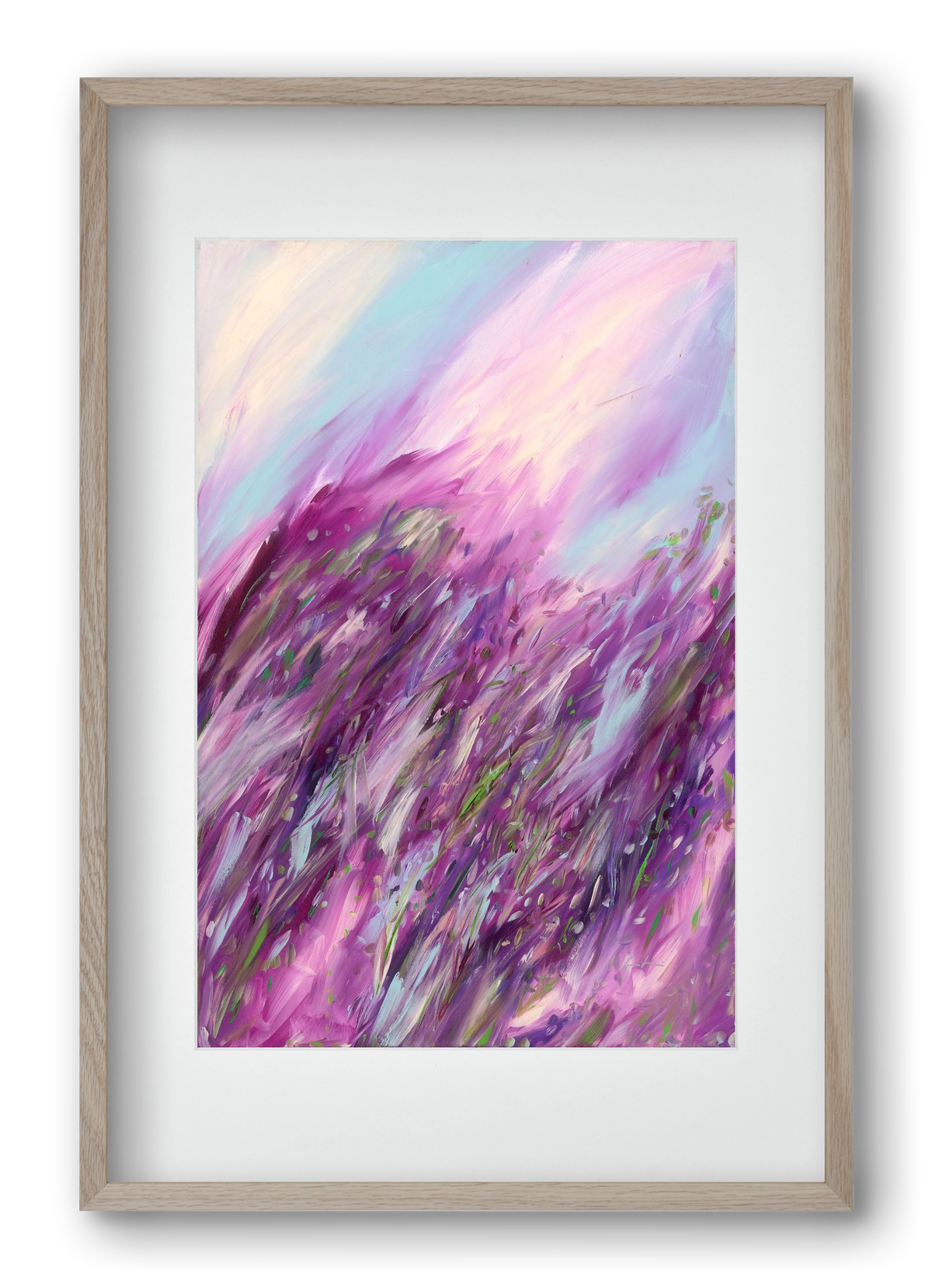 Sodrás, 40x60 cm (30x45 cm), Tölgy keret, paszpartuval