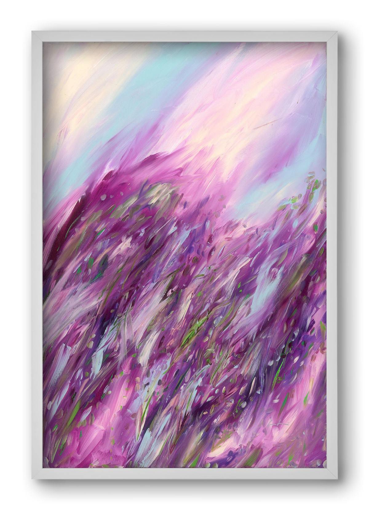 Sodrás, 40x60 cm (40x60 cm), Fehér keret