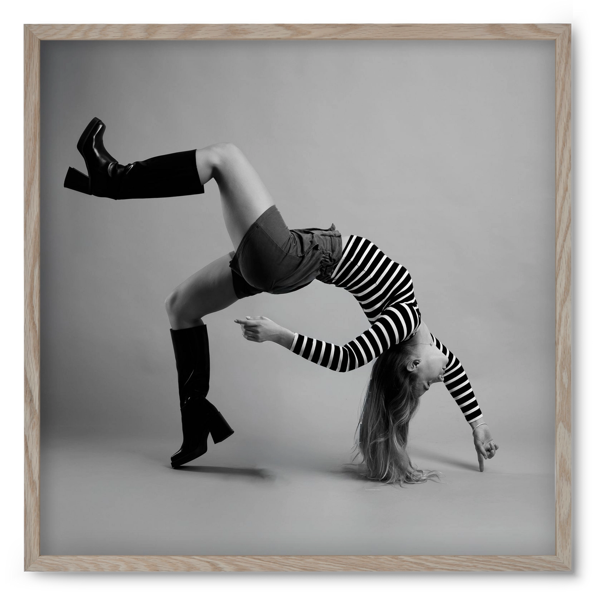 Balance, 50x50 cm (50x50 cm), Tölgy keret