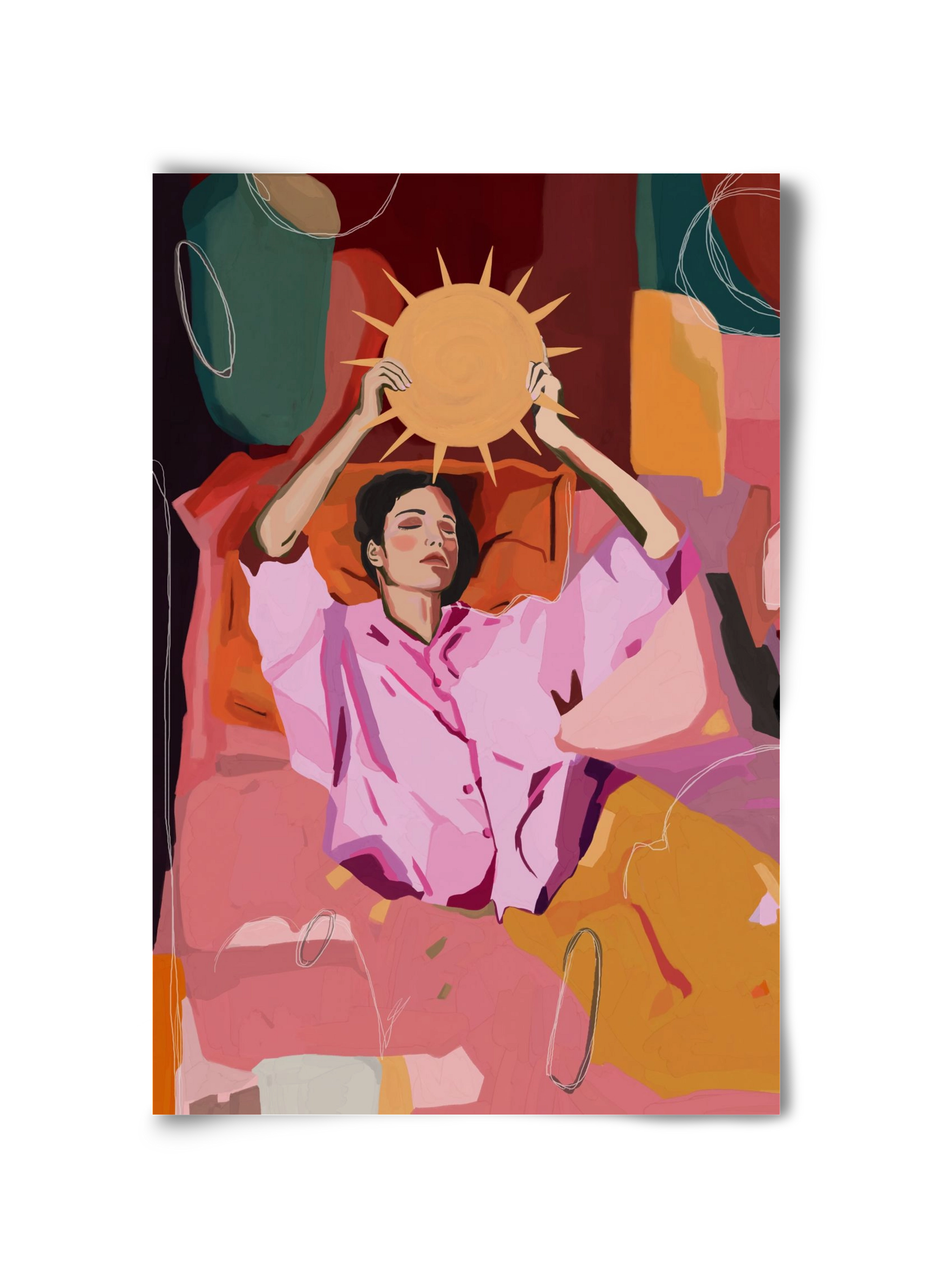 Here comes the sun, 30x45 cm, Keret nélkül