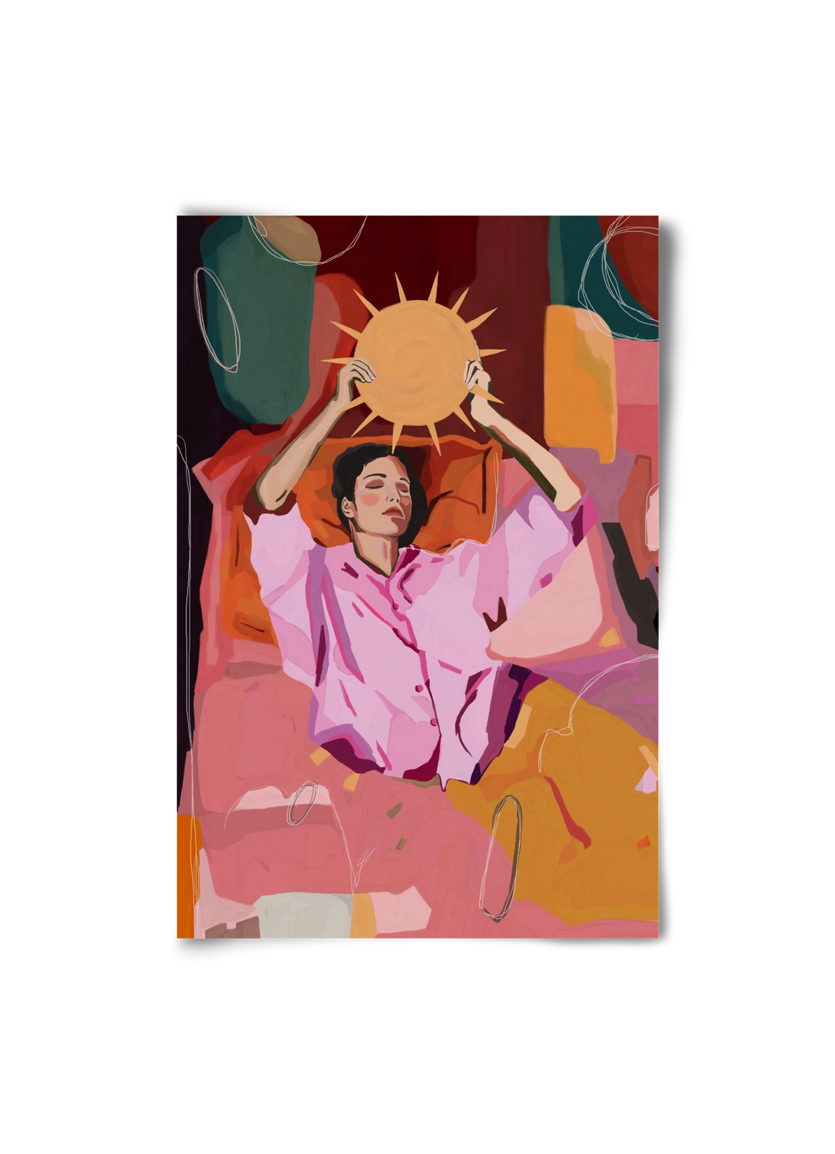 Here comes the sun, 20x30 cm, Keret nélkül