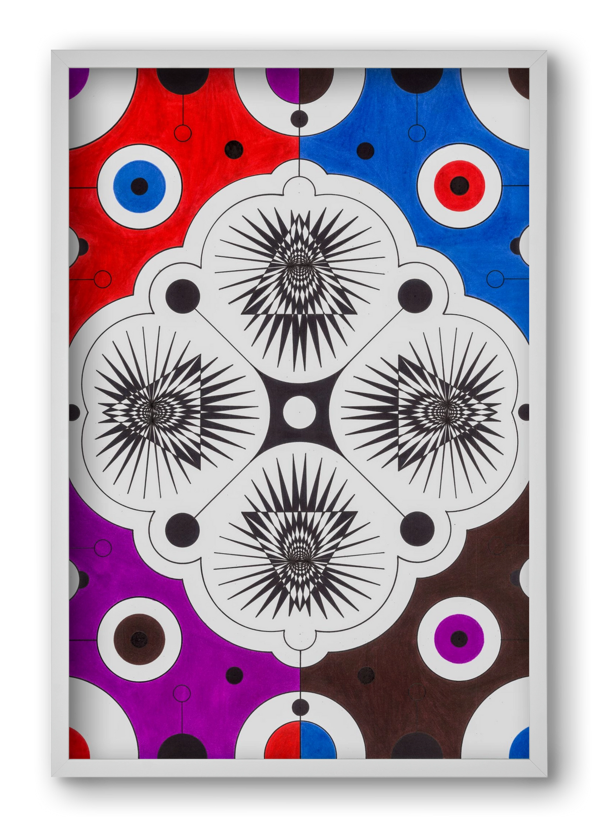 fragile balloooons , 40x60 cm (40x60 cm), Fehér keret