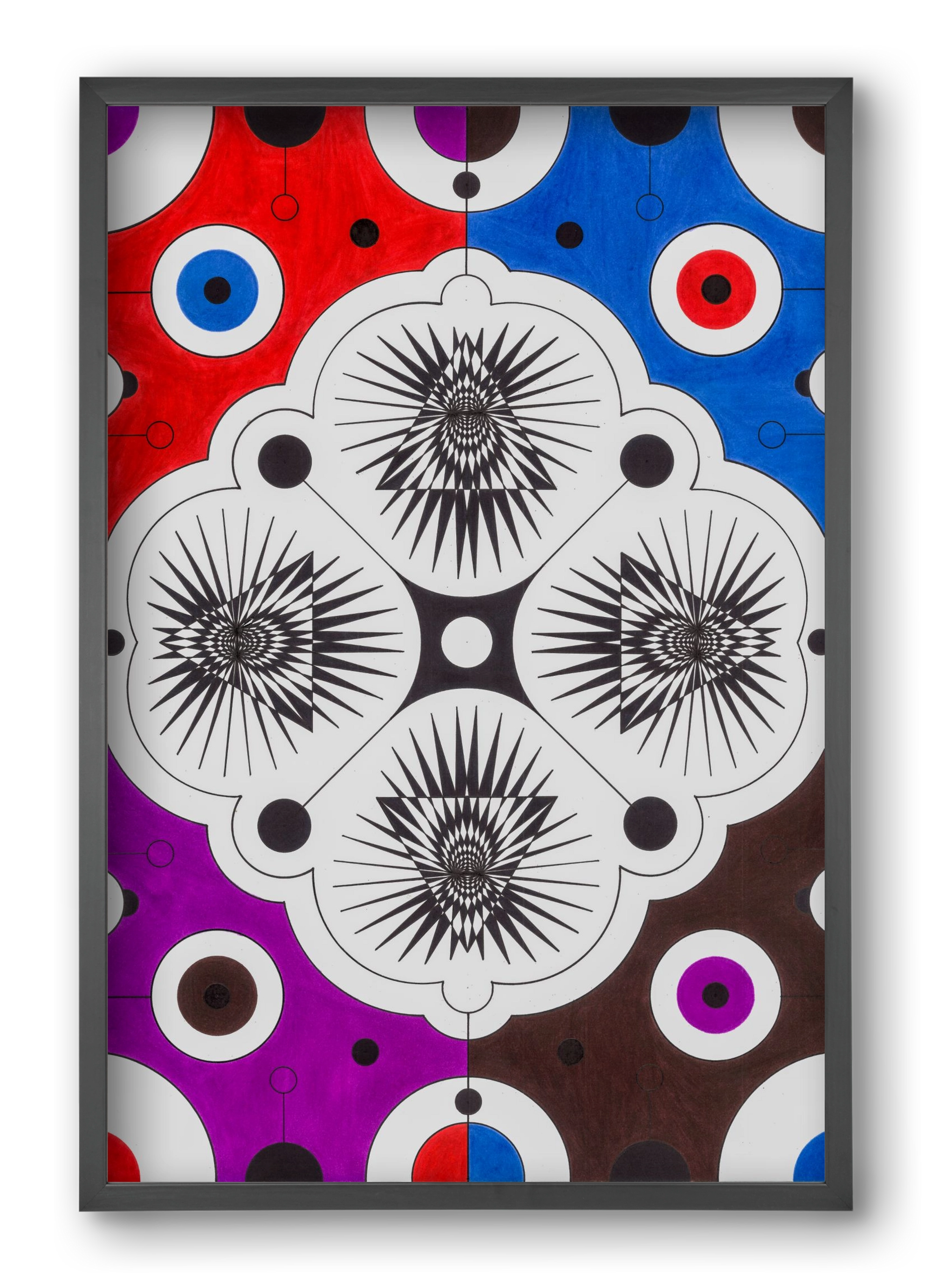 fragile balloooons , 40x60 cm (40x60 cm), Fekete keret