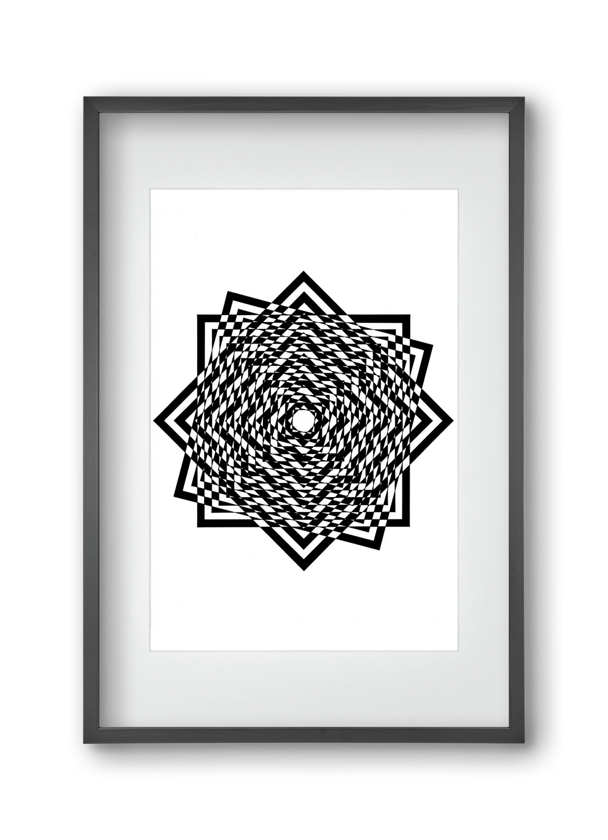 triumvirate, 30x45 cm (20x30 cm), Fekete keret, paszpartuval